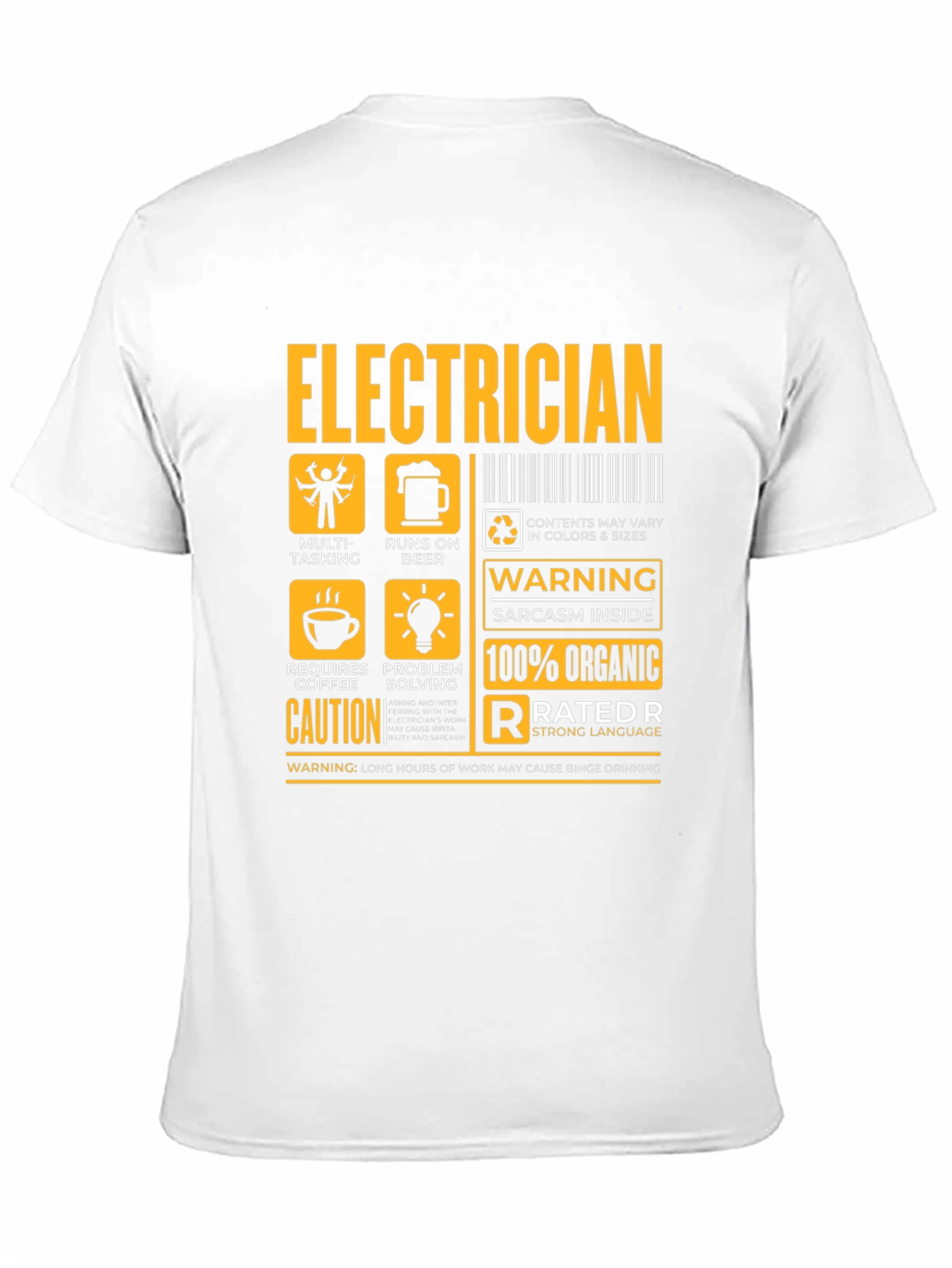 Electrician Funny Warning T-Shirt