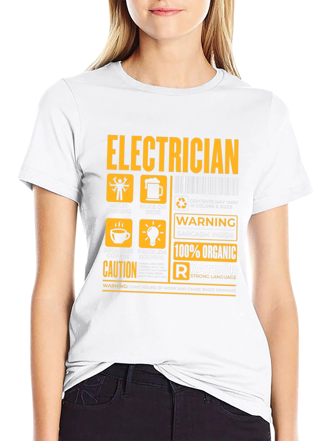 Electrician Funny Warning T-Shirt