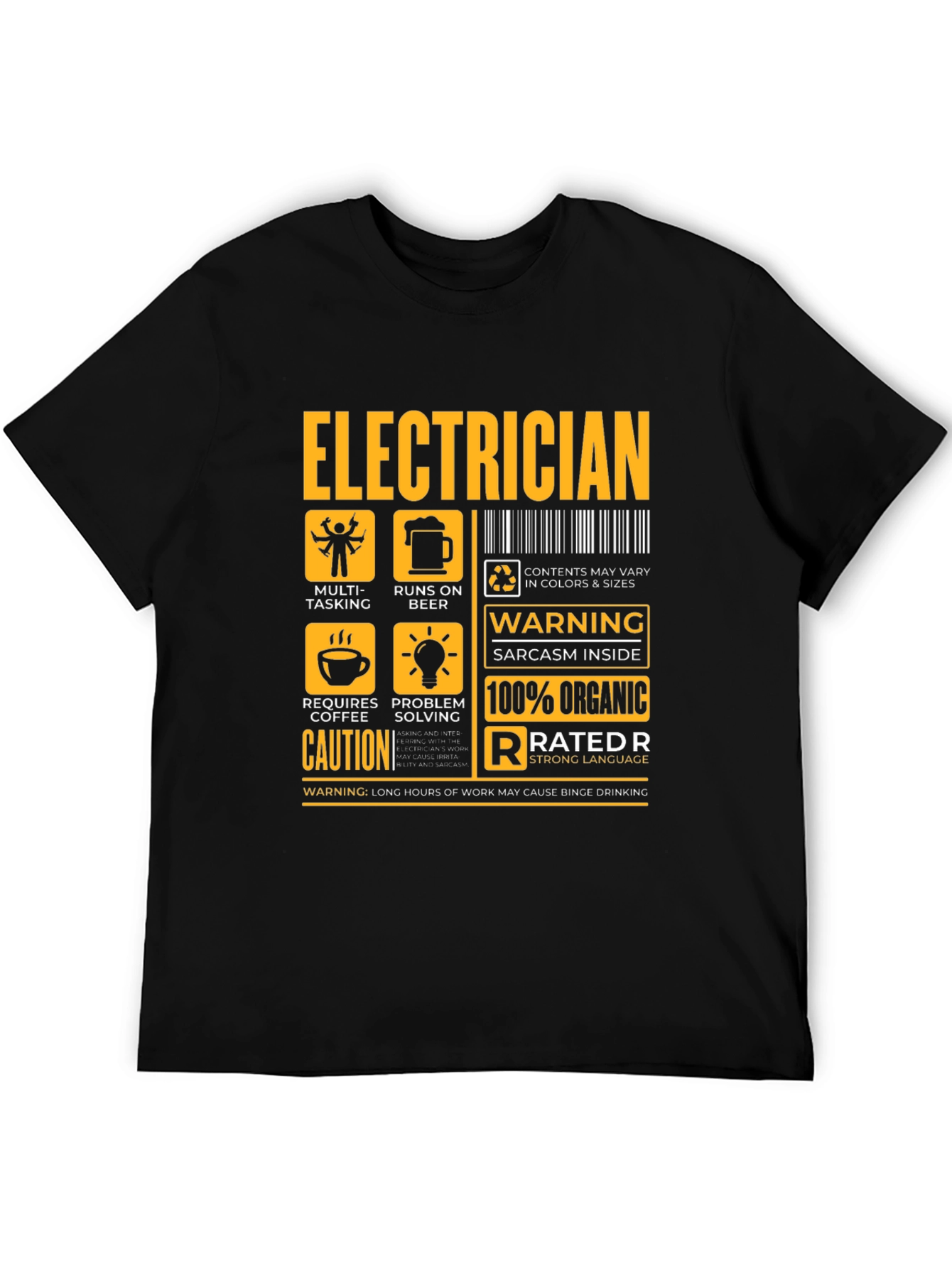 Electrician Funny Warning T-Shirt