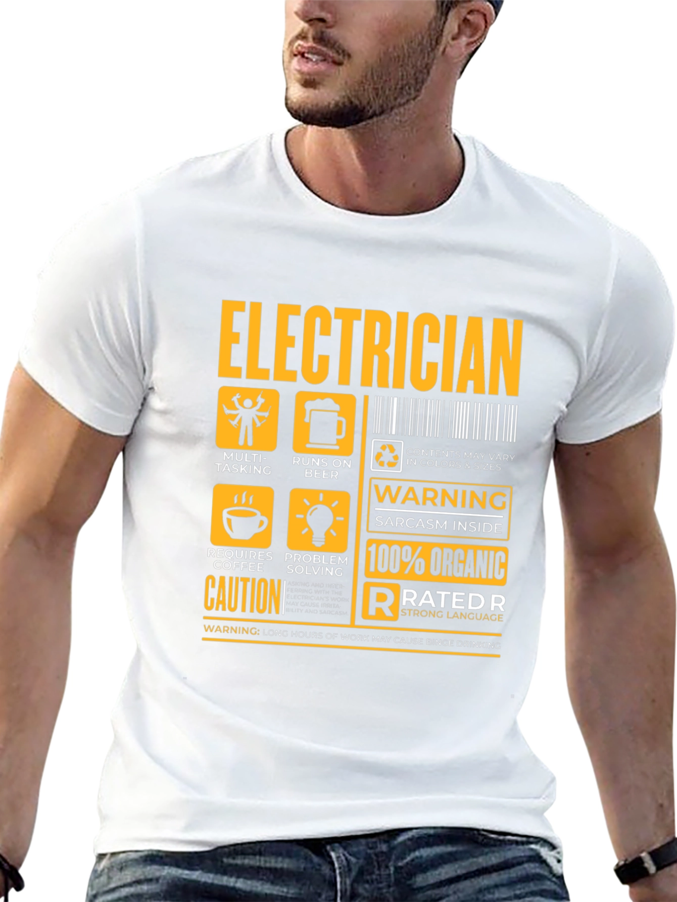 Electrician Funny Warning T-Shirt