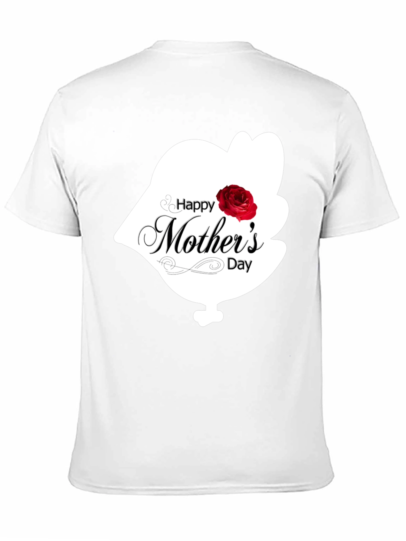 Happy Mothers Day T-Shirt - Black