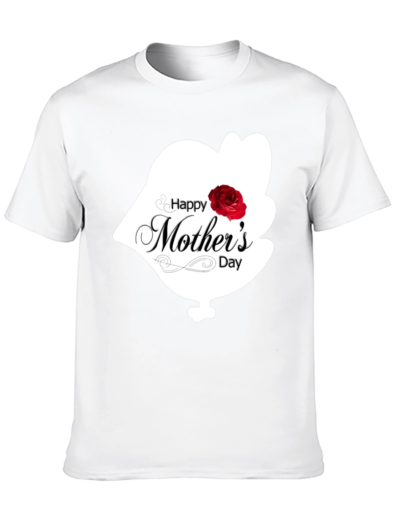 Happy Mothers Day T-Shirt - Black