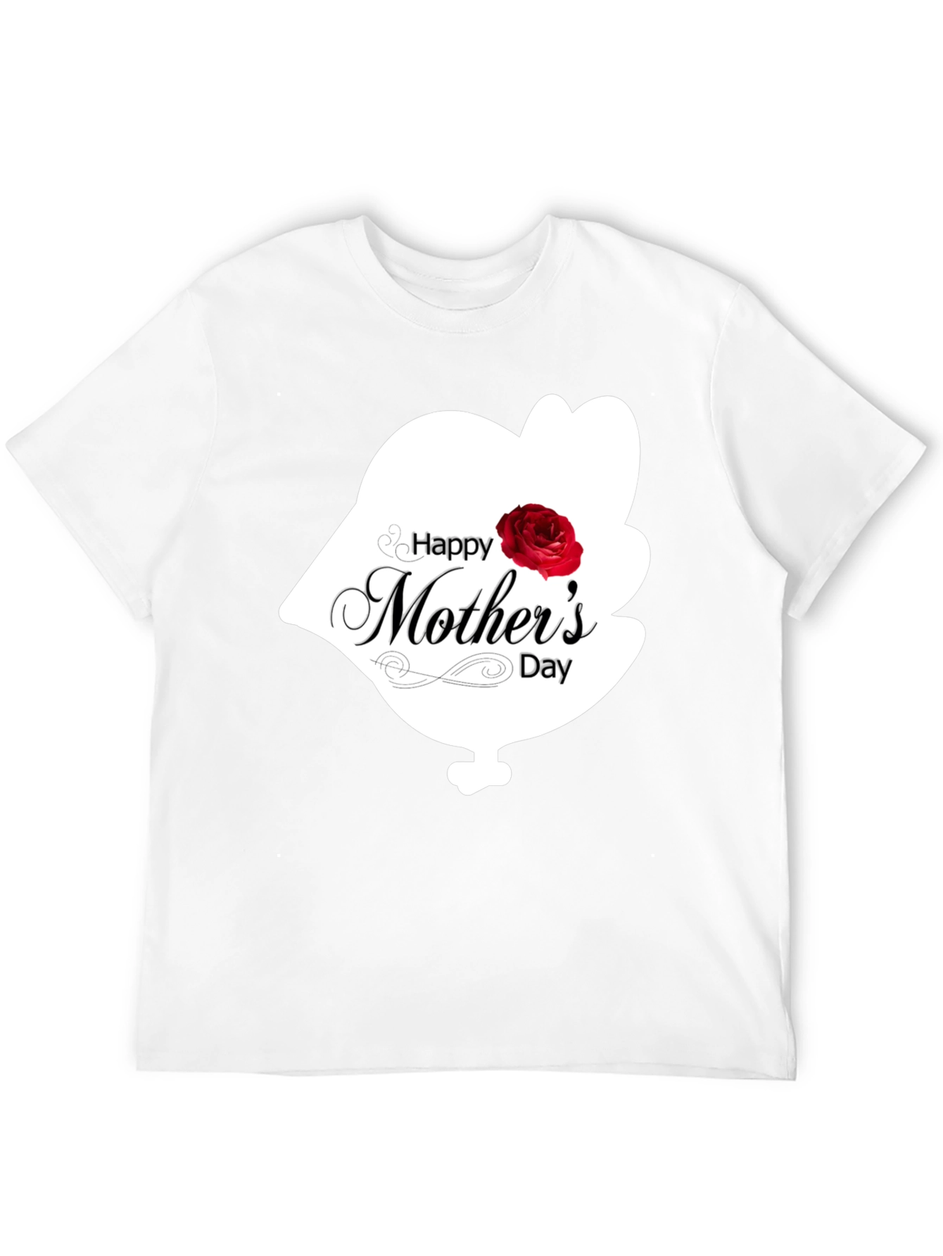 Happy Mothers Day T-Shirt - Black