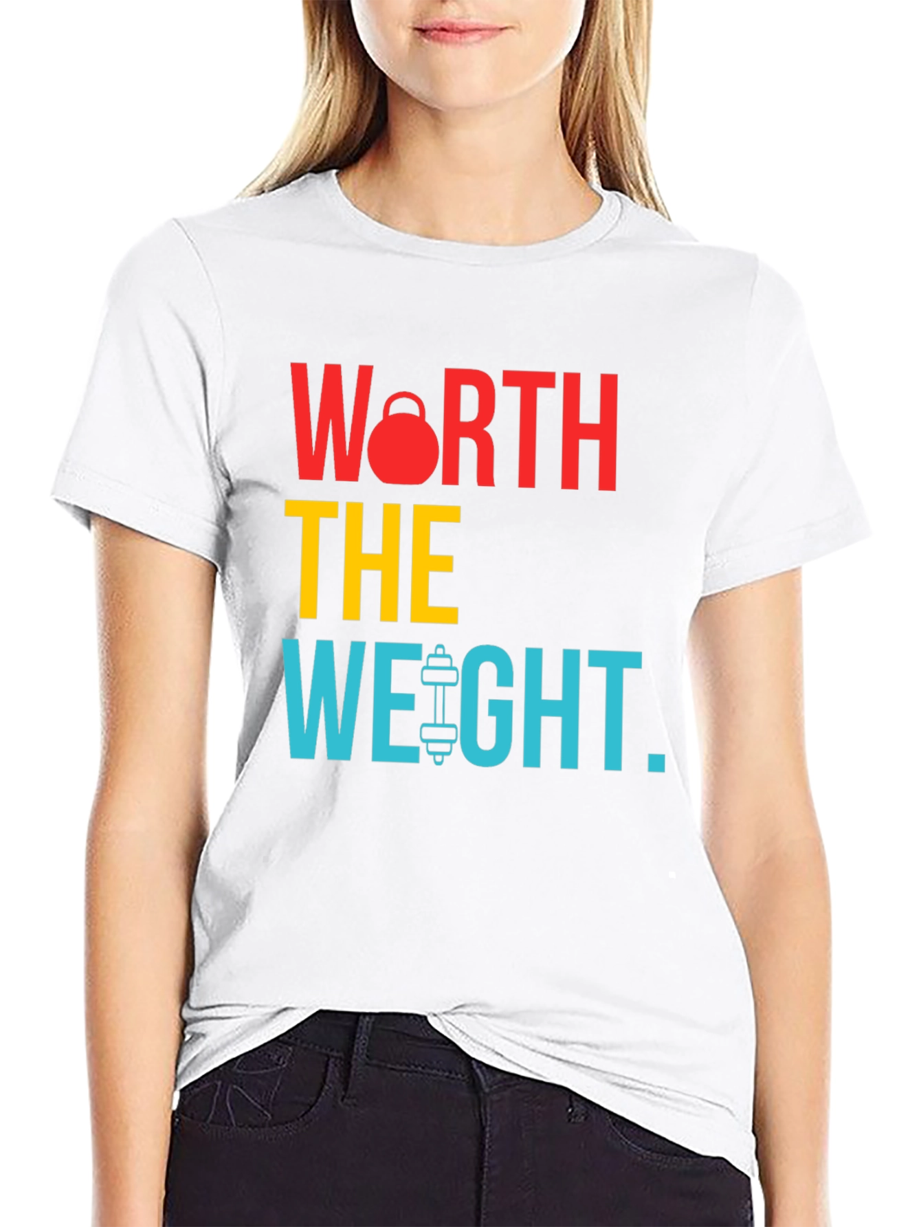 Worth the Weight Black Graphic T-Shirt
