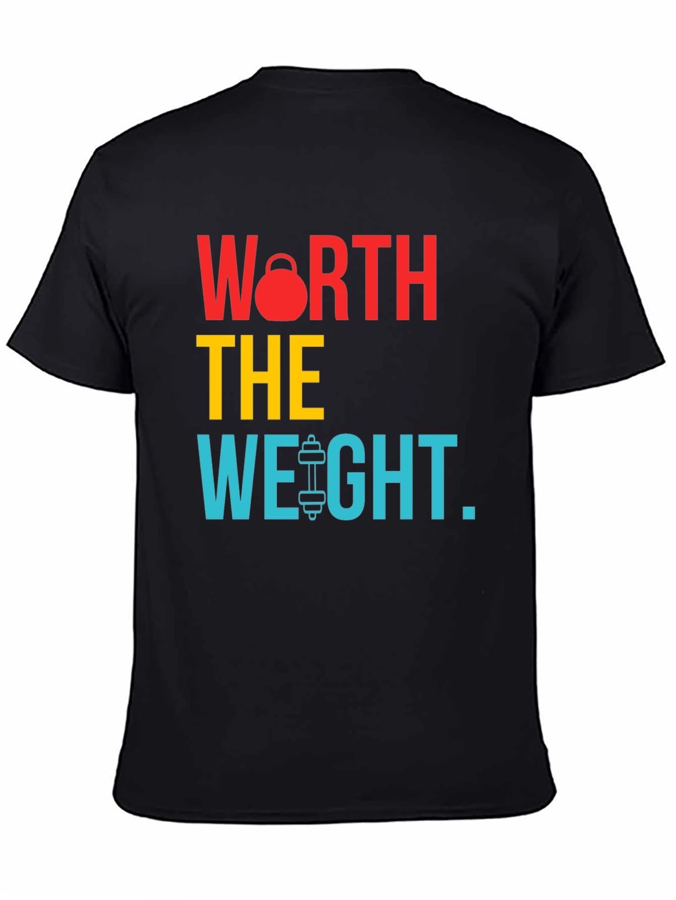 Worth the Weight Black Graphic T-Shirt