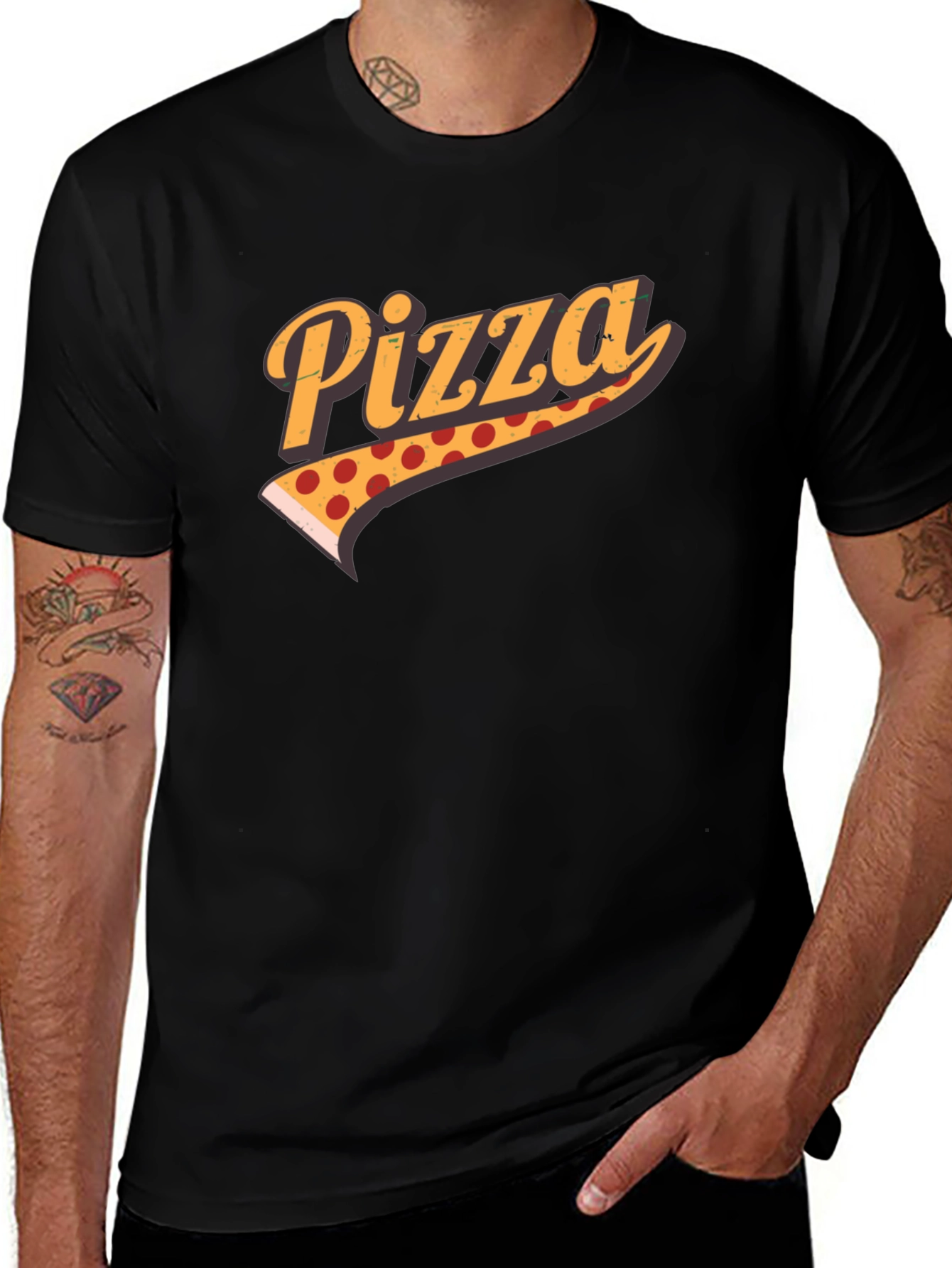 Pizza Graphic Tee - Fun Foodie T-Shirt