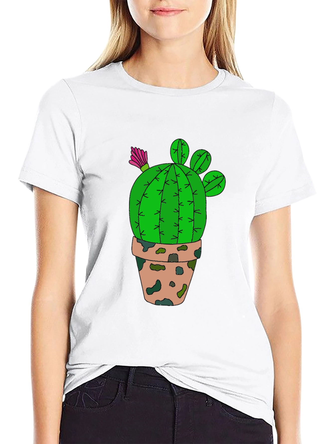 Cactus Graphic T-Shirt - Desert Plant Tee