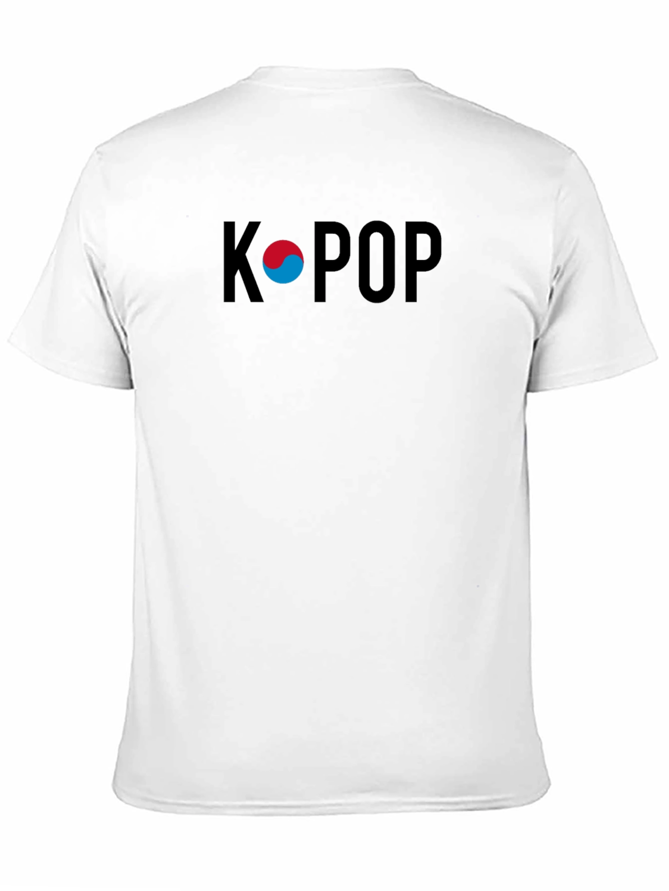 K-Pop Graphic Tee - Stylish Black Cotton T-Shirt