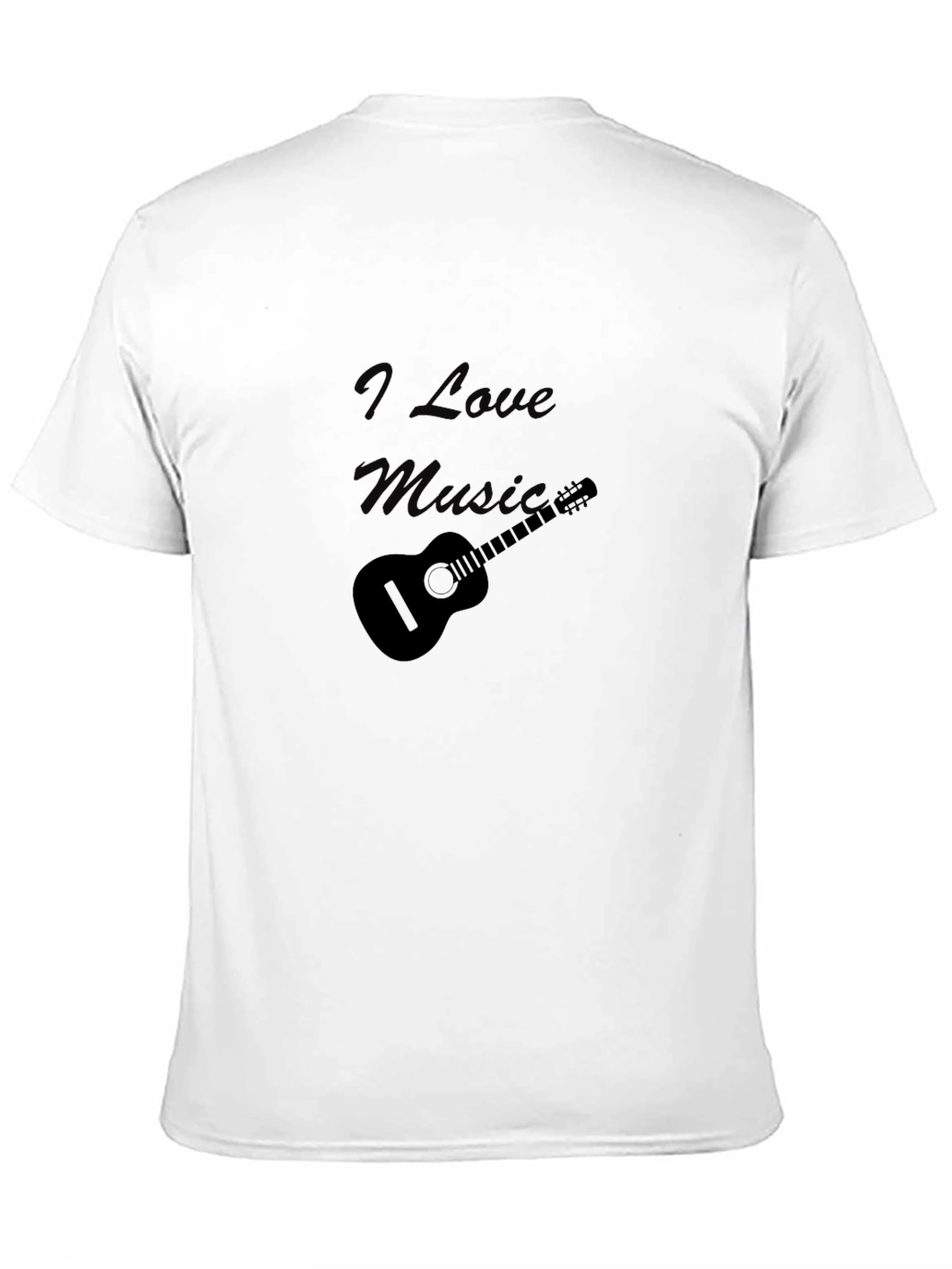 I Love Music Black T-Shirt