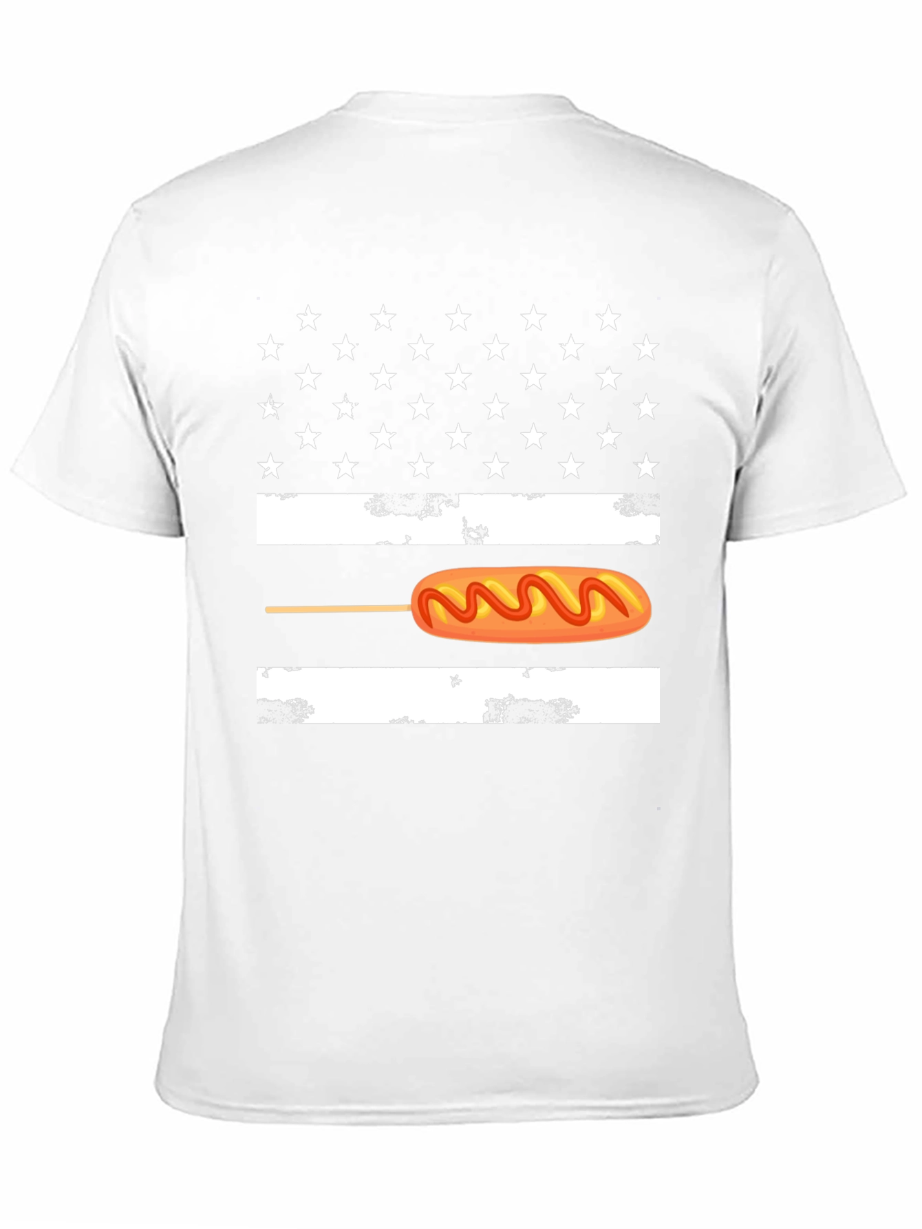 Corn Dog American Flag Graphic Tee