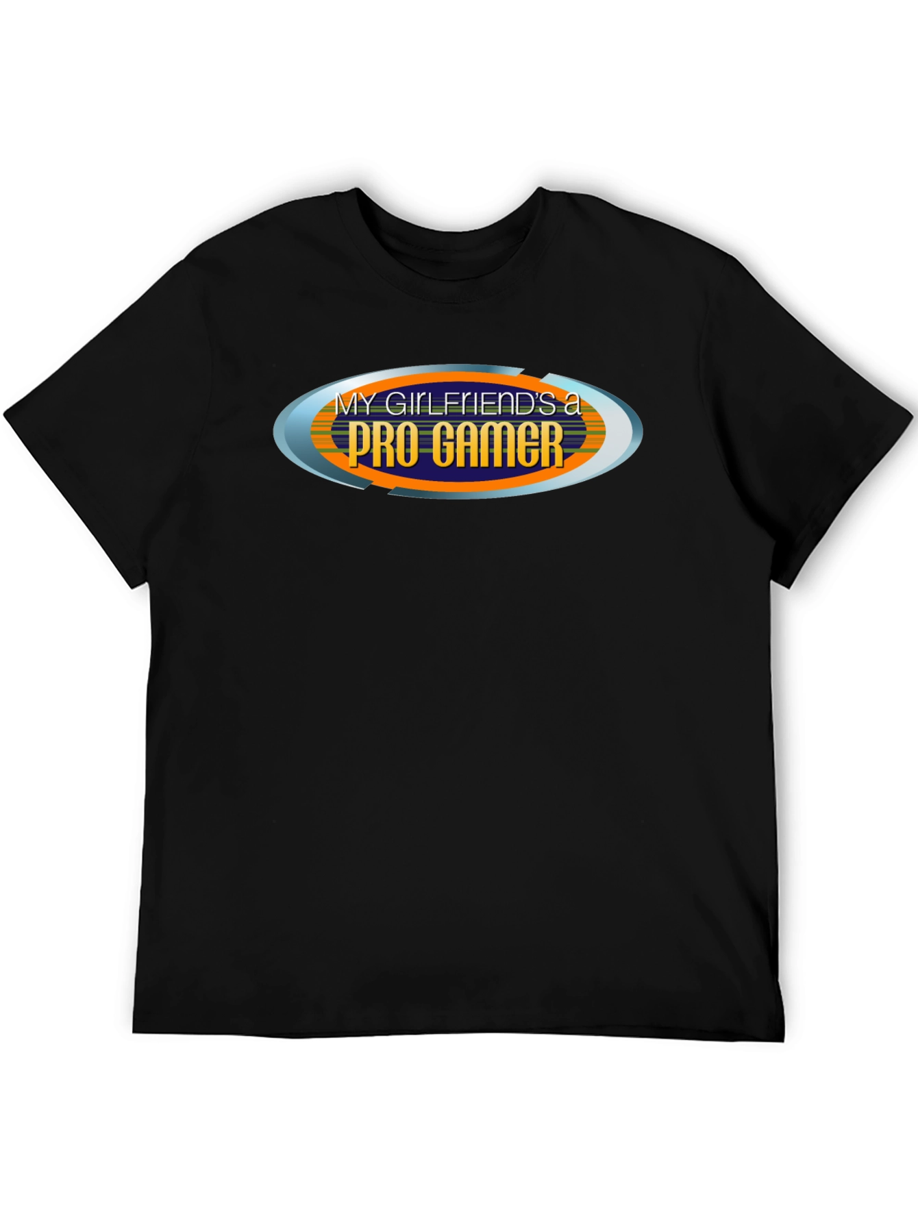 My Girlfriends A Pro Gamer Black T-Shirt