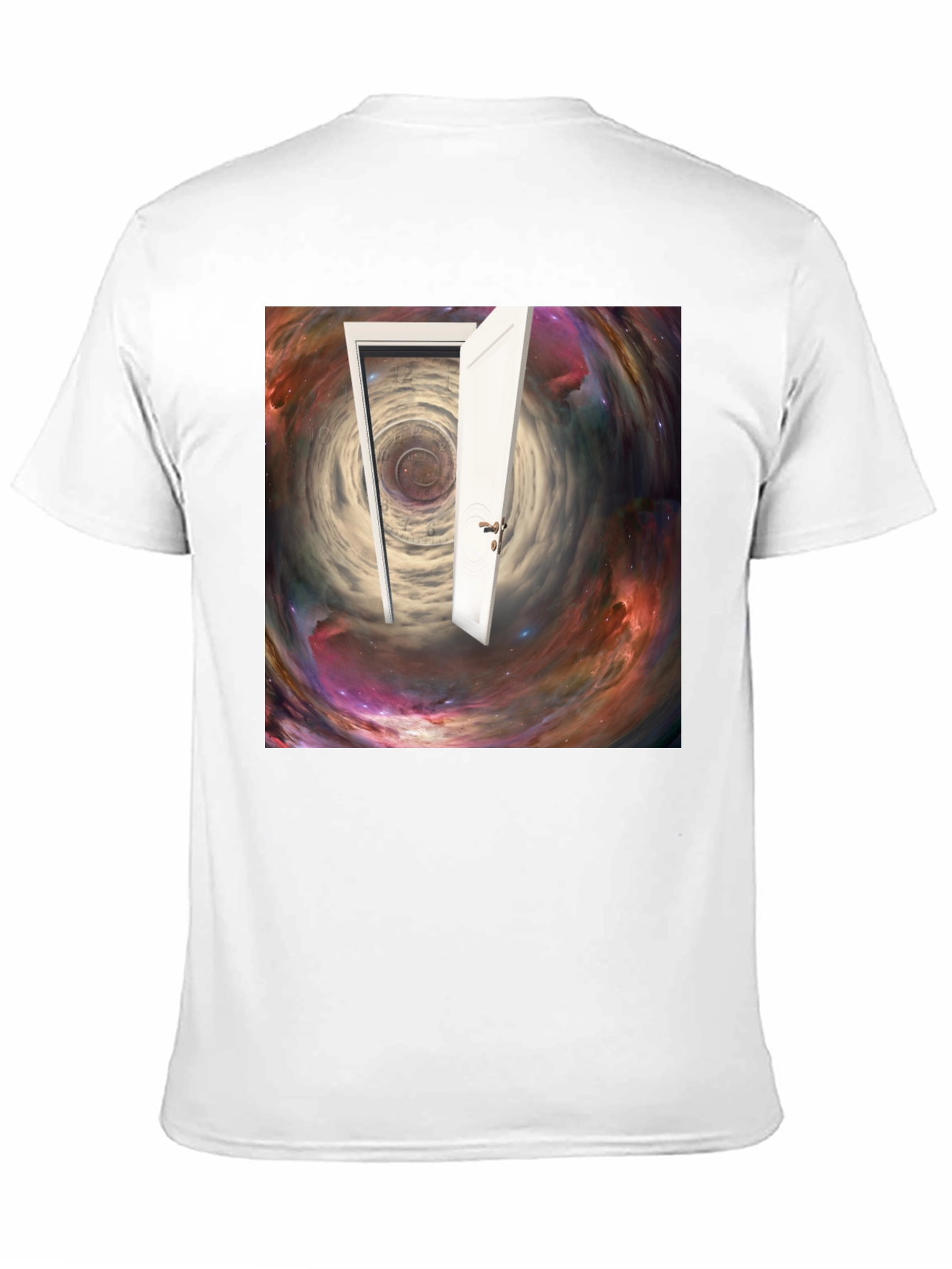 Surreal Doorway Galaxy Graphic T-Shirt