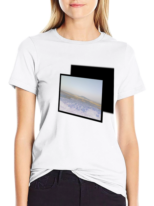 Black Graphic Tee - Nature Scene