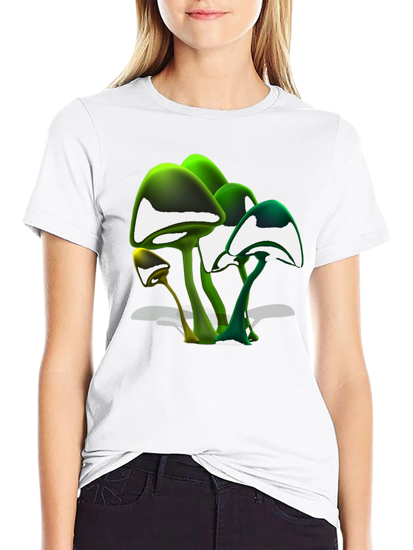 Glowing Mushroom T-Shirt - Unique Graphic Tee
