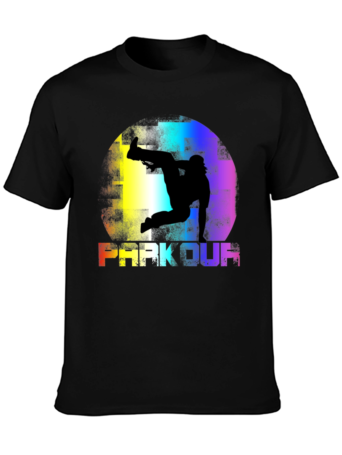 Parkour Graphic T-Shirt Black