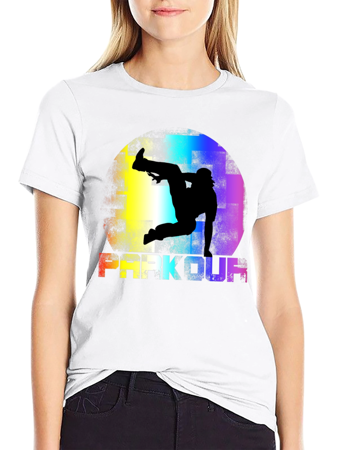 Parkour Graphic T-Shirt Black