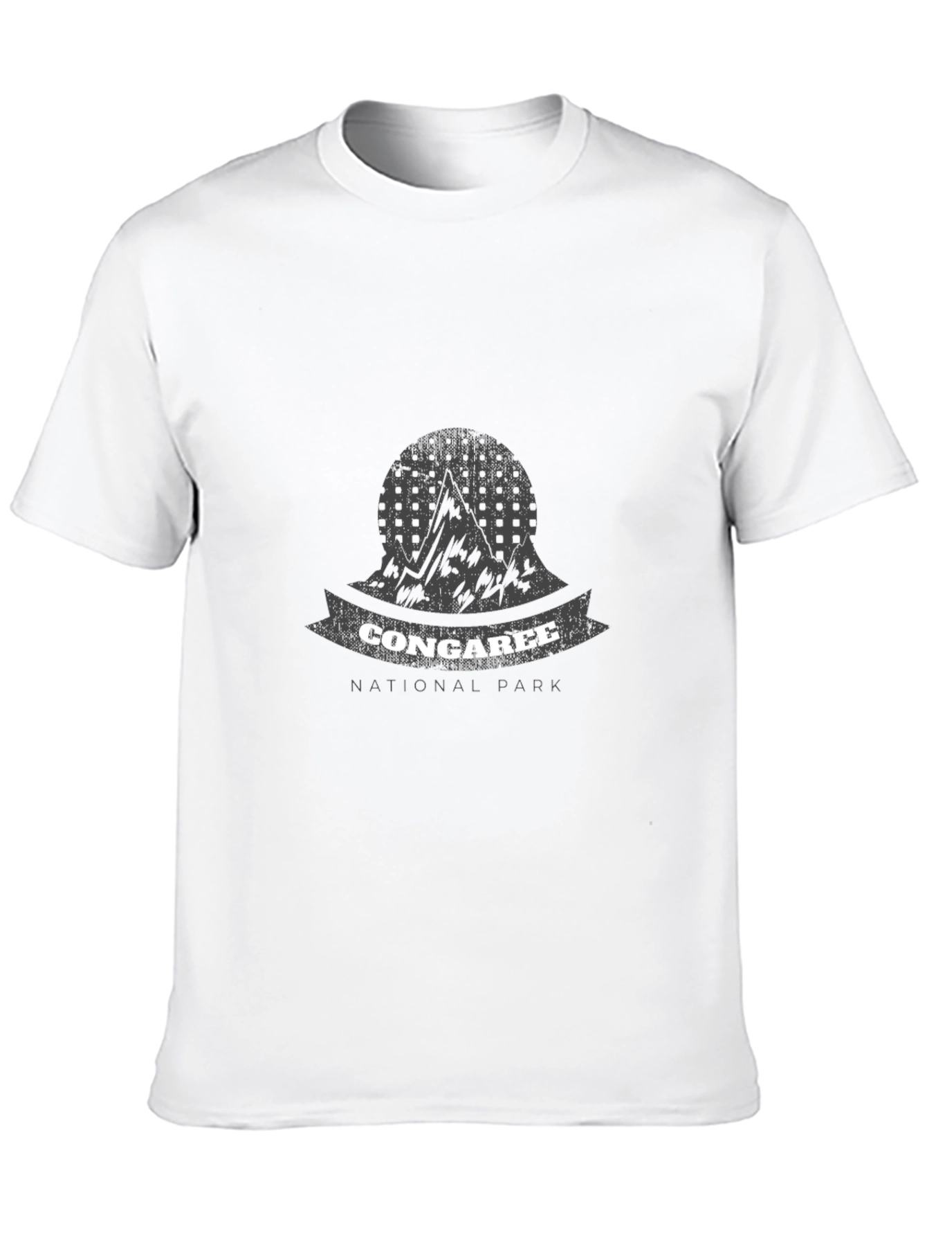 Congaree National Park Graphic Tee - Black Cotton T-Shirt