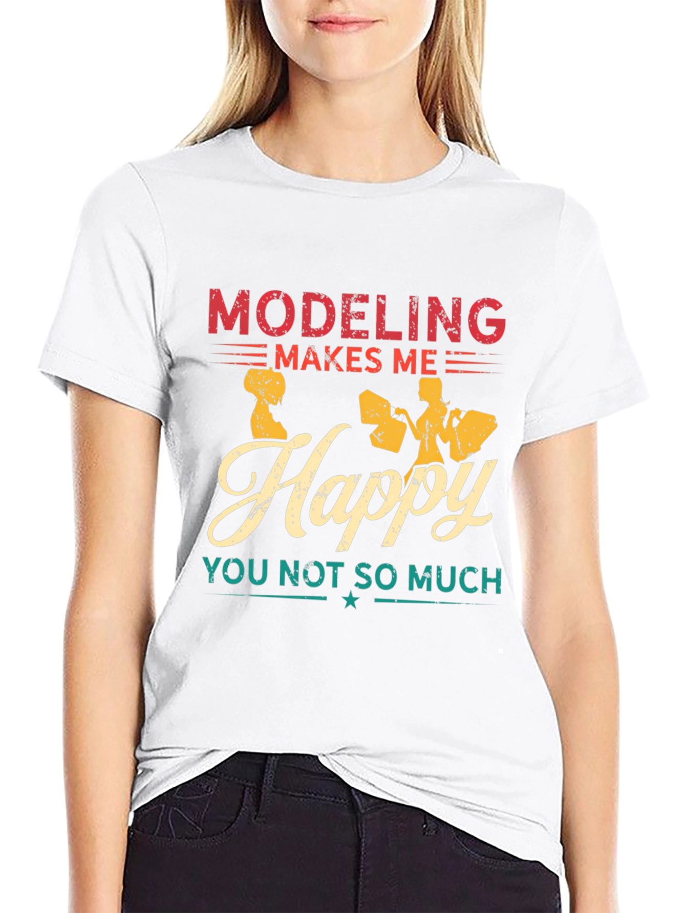 Modeling Makes Me Happy Graphic Tee