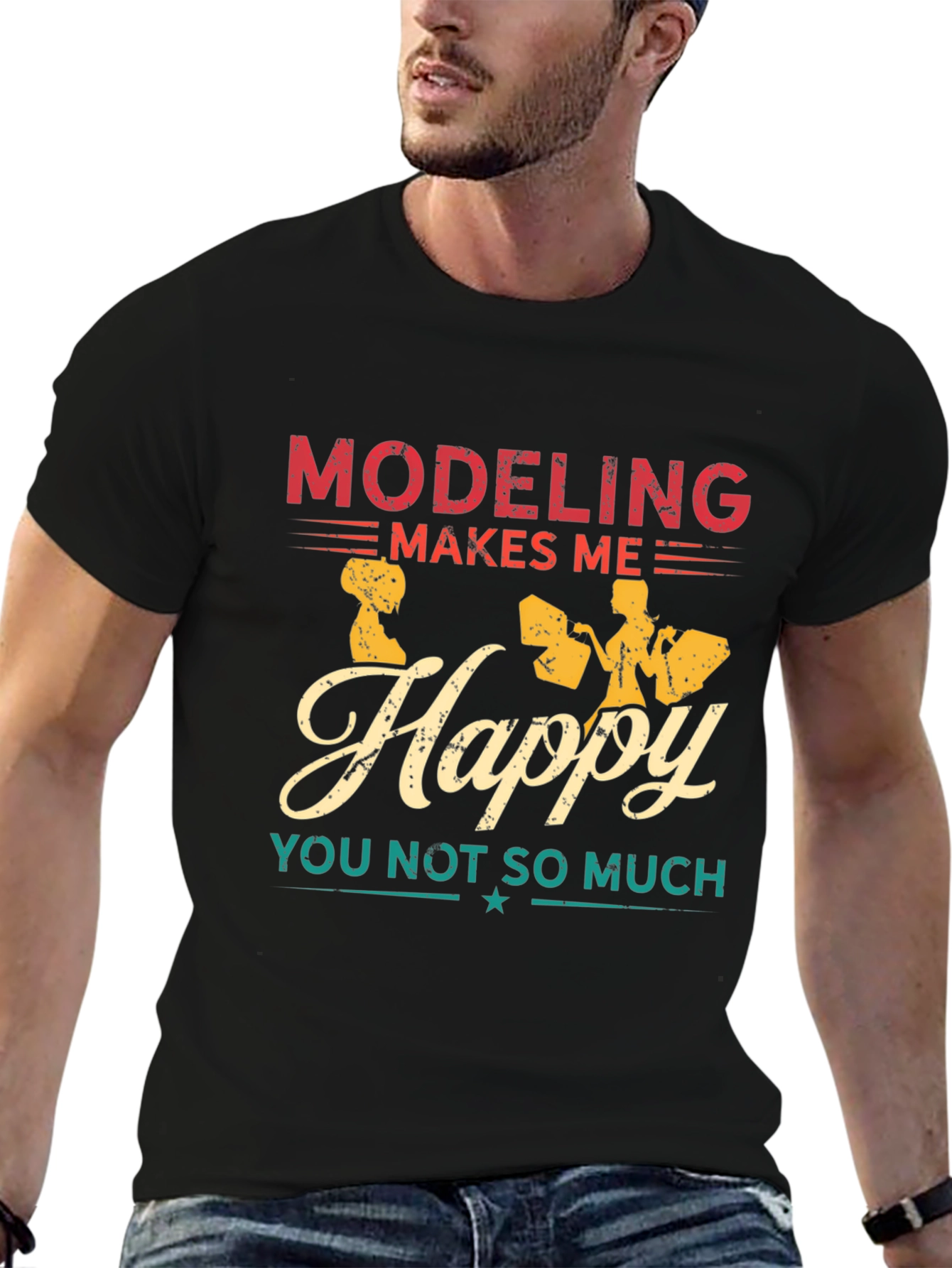 Modeling Makes Me Happy Graphic Tee