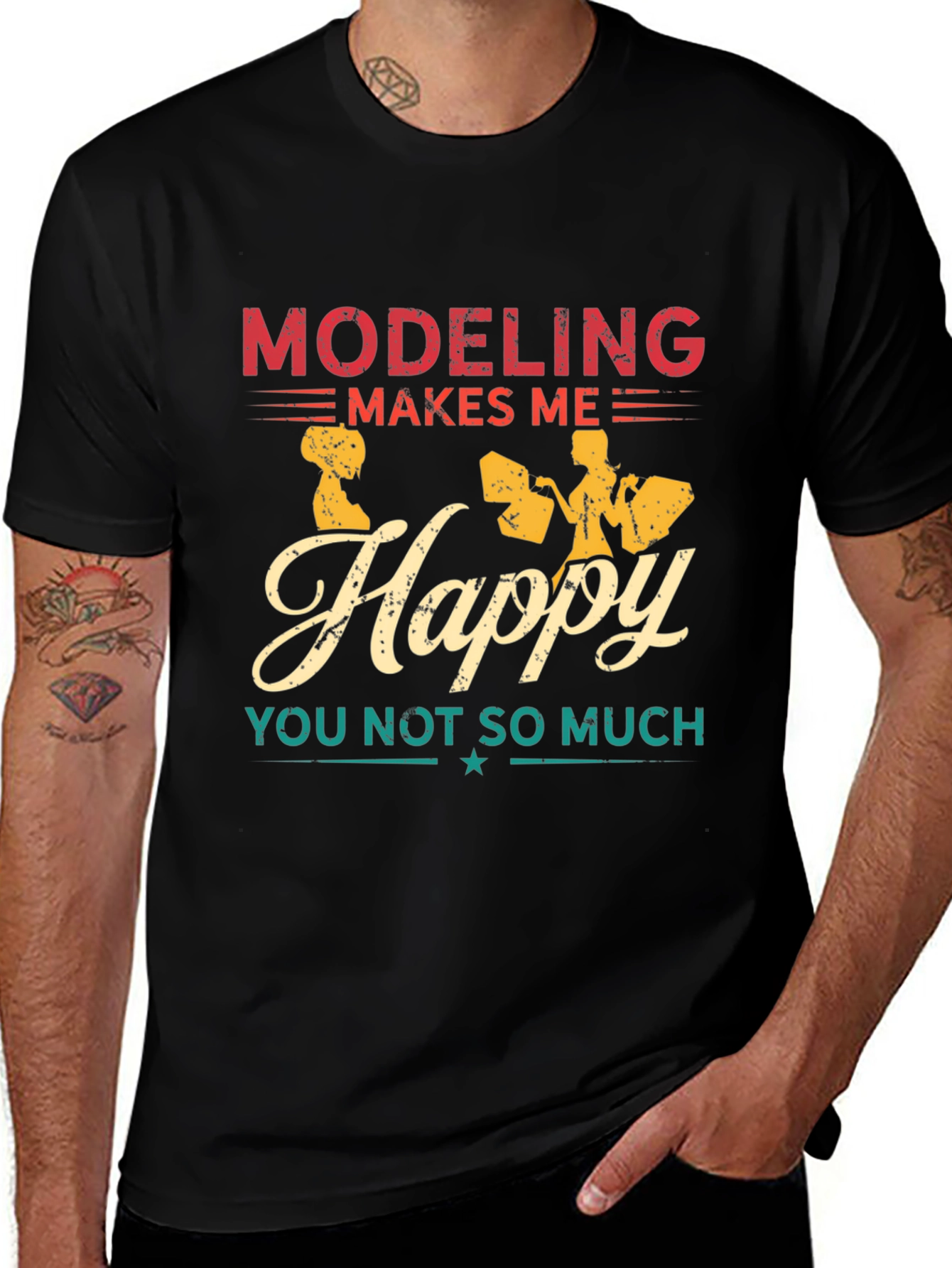 Modeling Makes Me Happy Graphic Tee