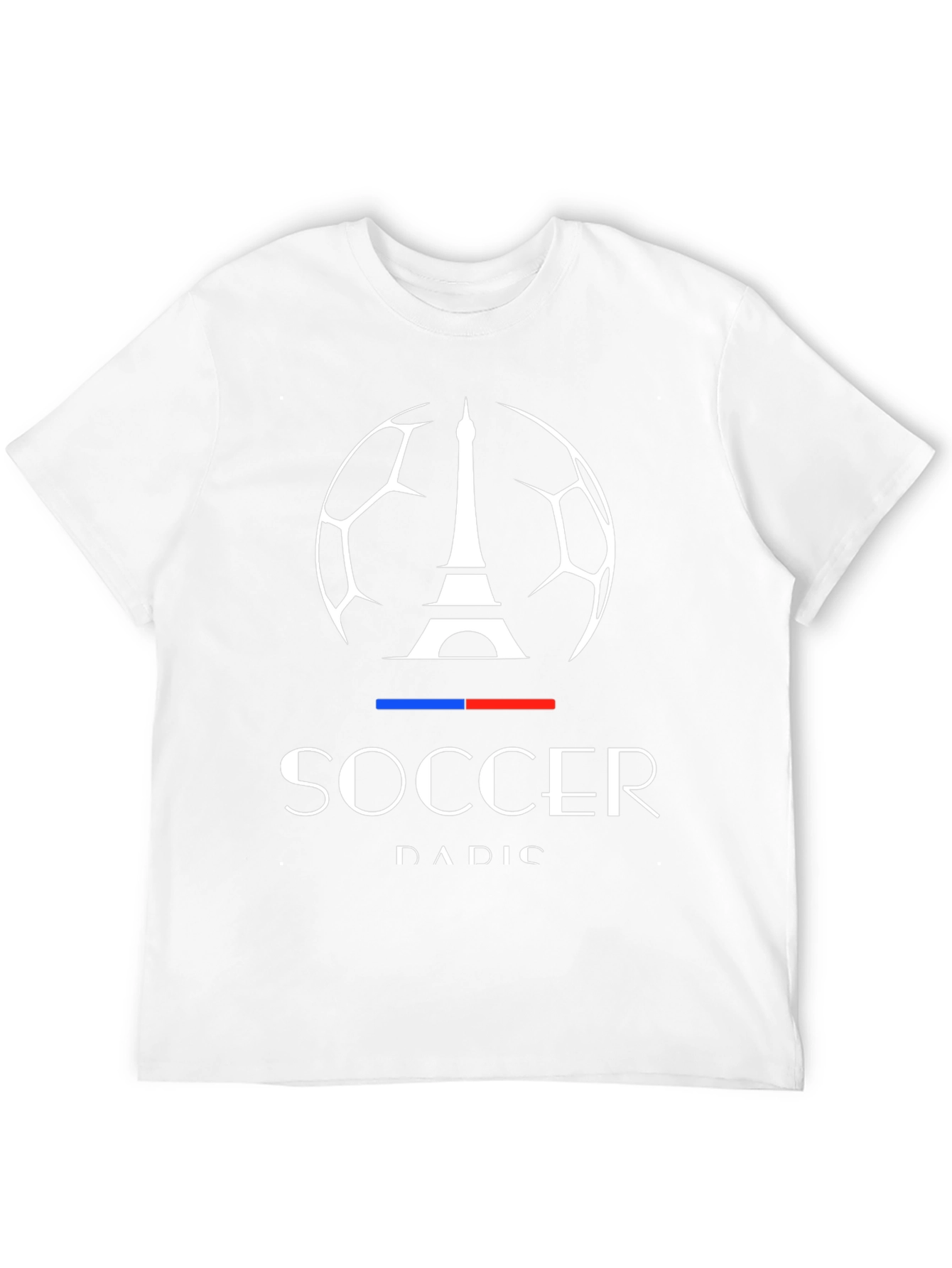 Paris Soccer T-Shirt - Mens Black Graphic Tee