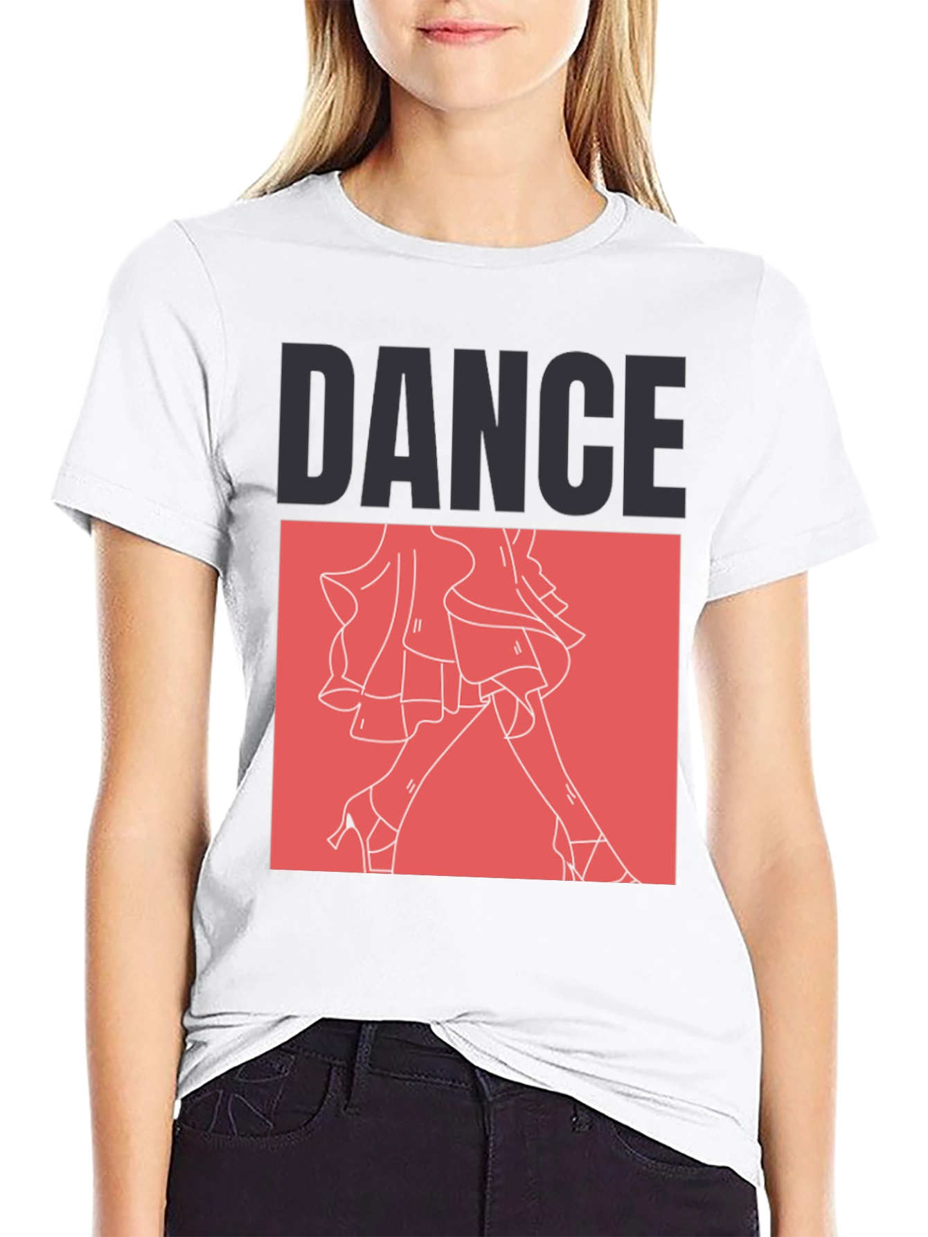 Dance Graphic Tee - Black Unisex T-Shirt