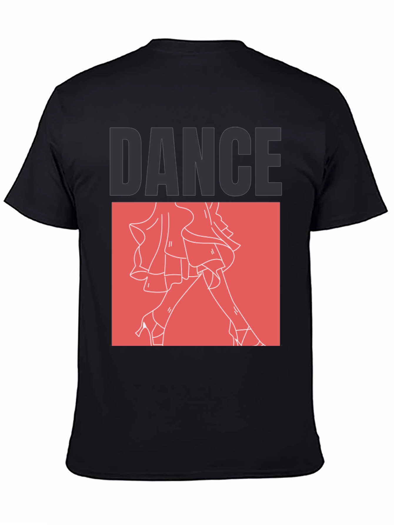 Dance Graphic Tee - Black Unisex T-Shirt
