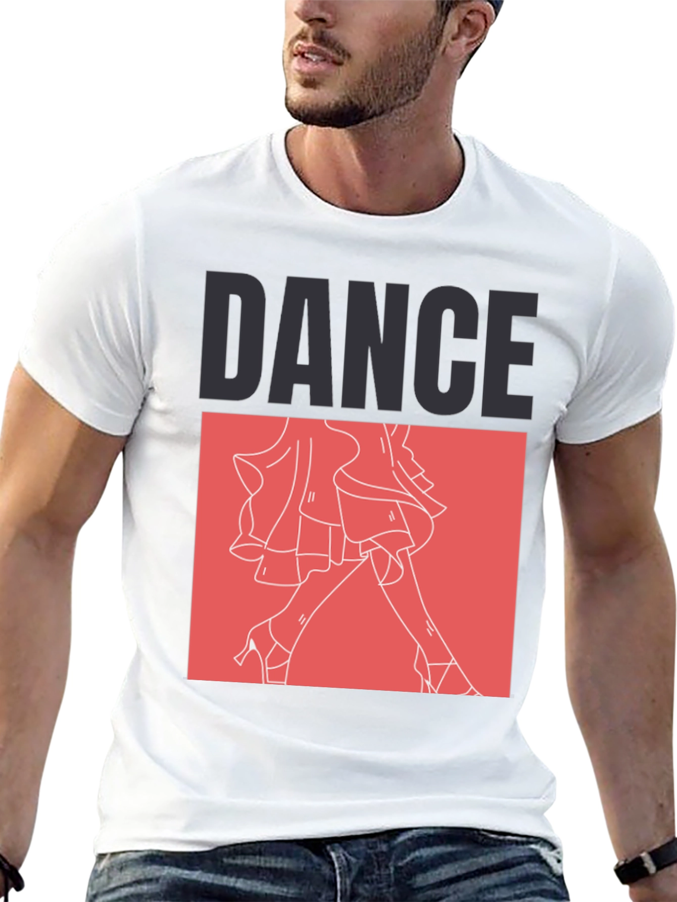 Dance Graphic Tee - Black Unisex T-Shirt