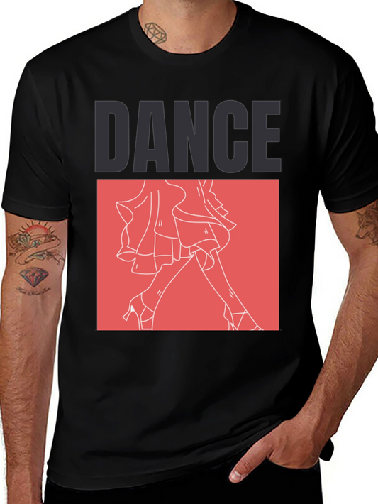 Dance Graphic Tee - Black Unisex T-Shirt