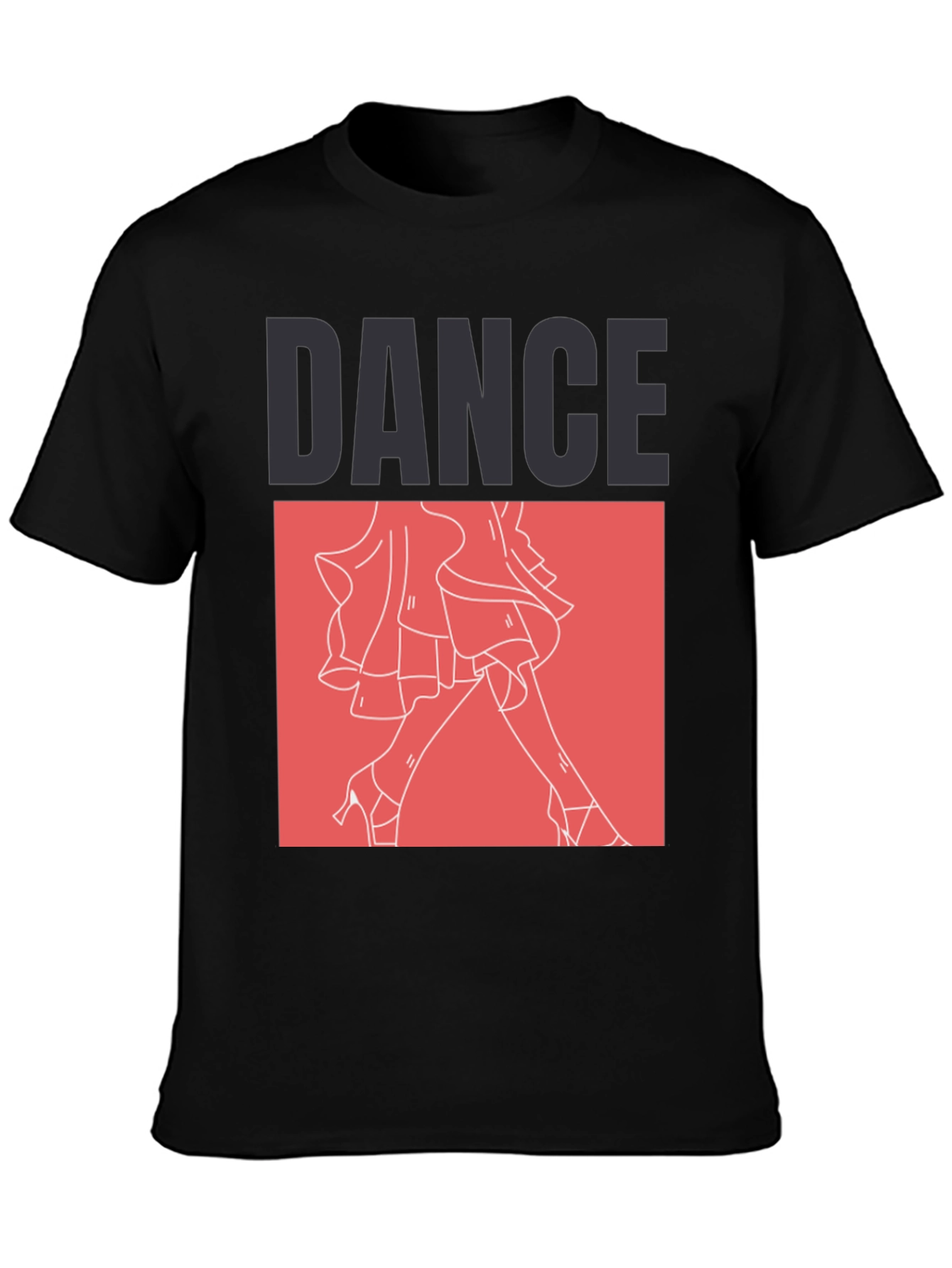 Dance Graphic Tee - Black Unisex T-Shirt