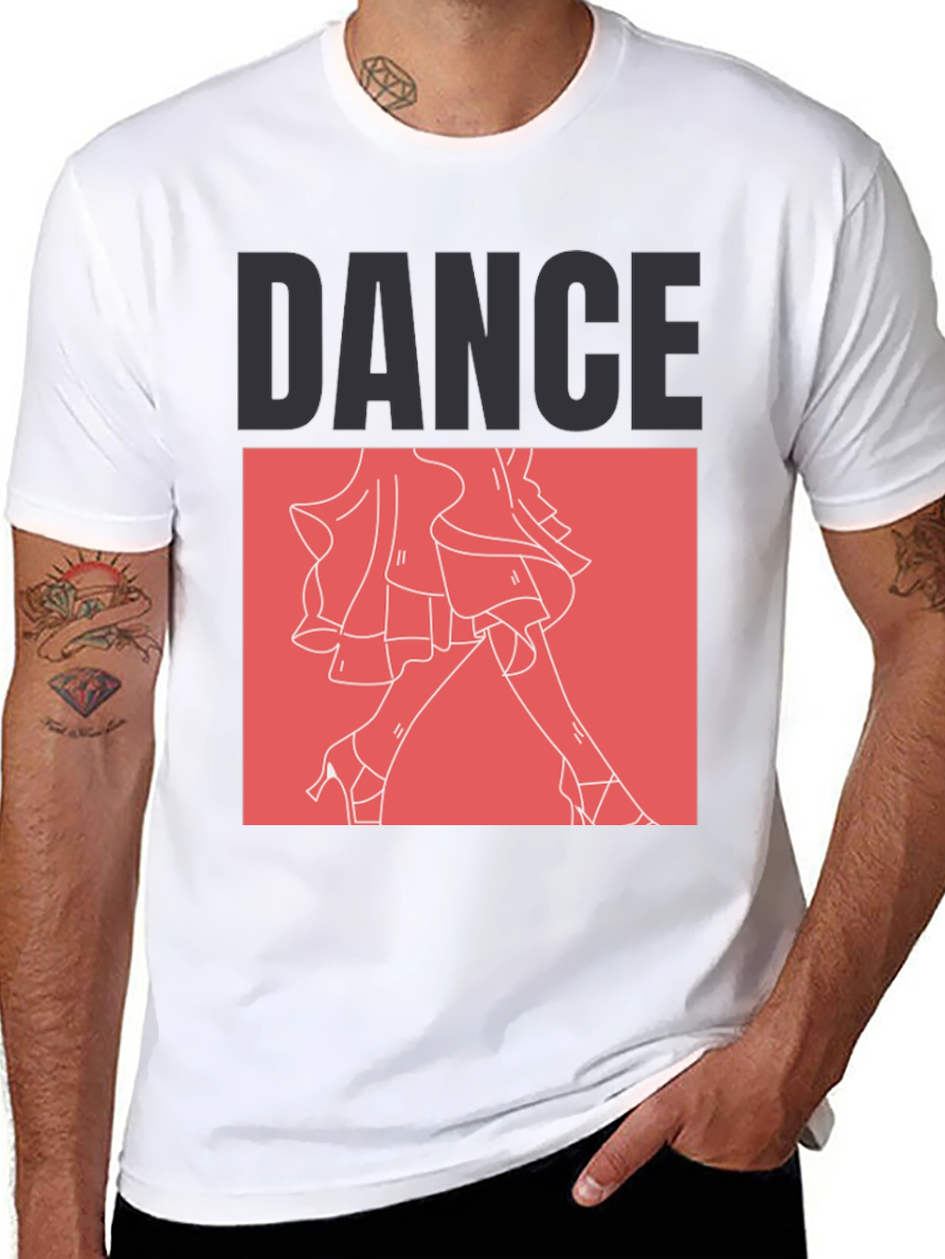 Dance Graphic Tee - Black Unisex T-Shirt