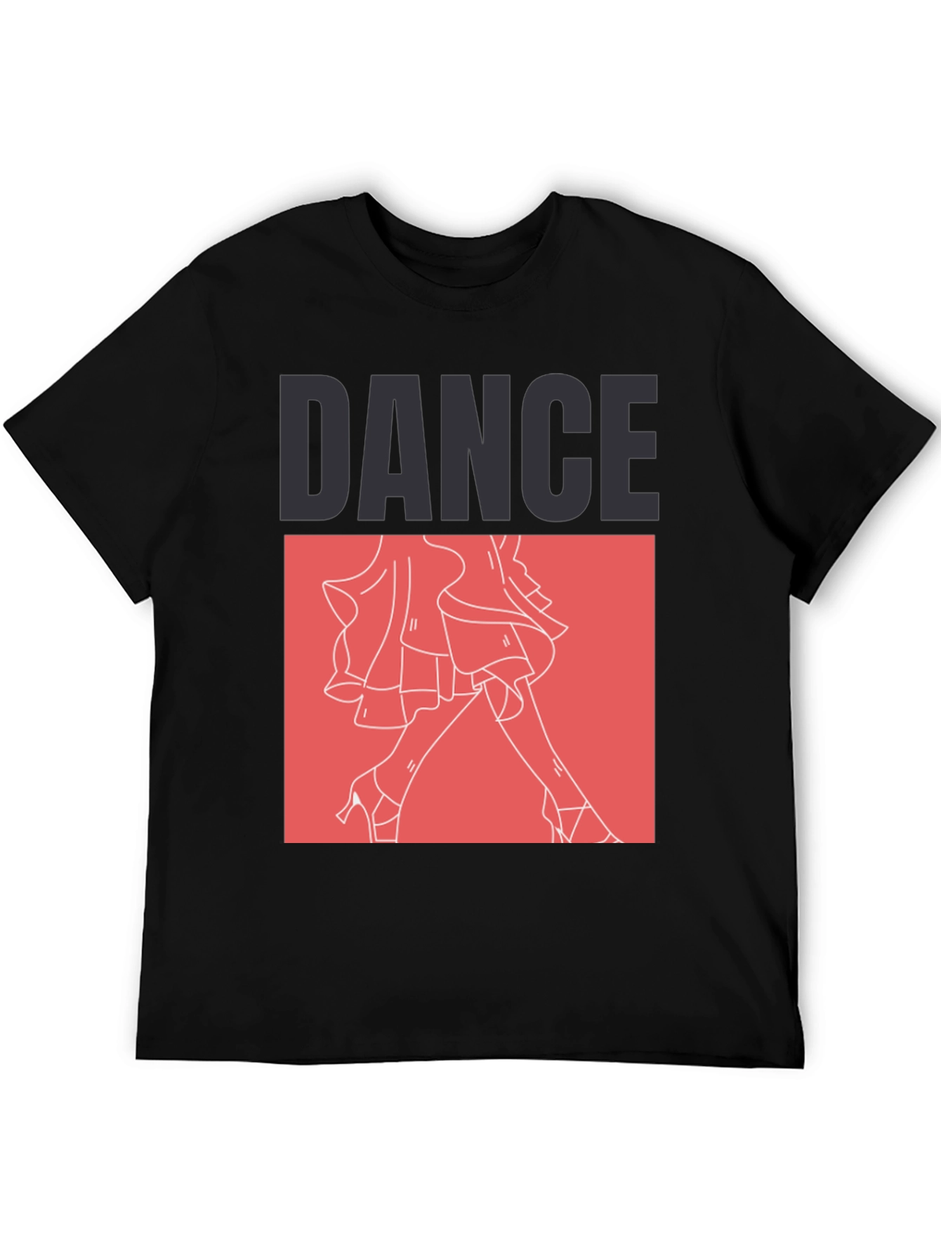Dance Graphic Tee - Black Unisex T-Shirt
