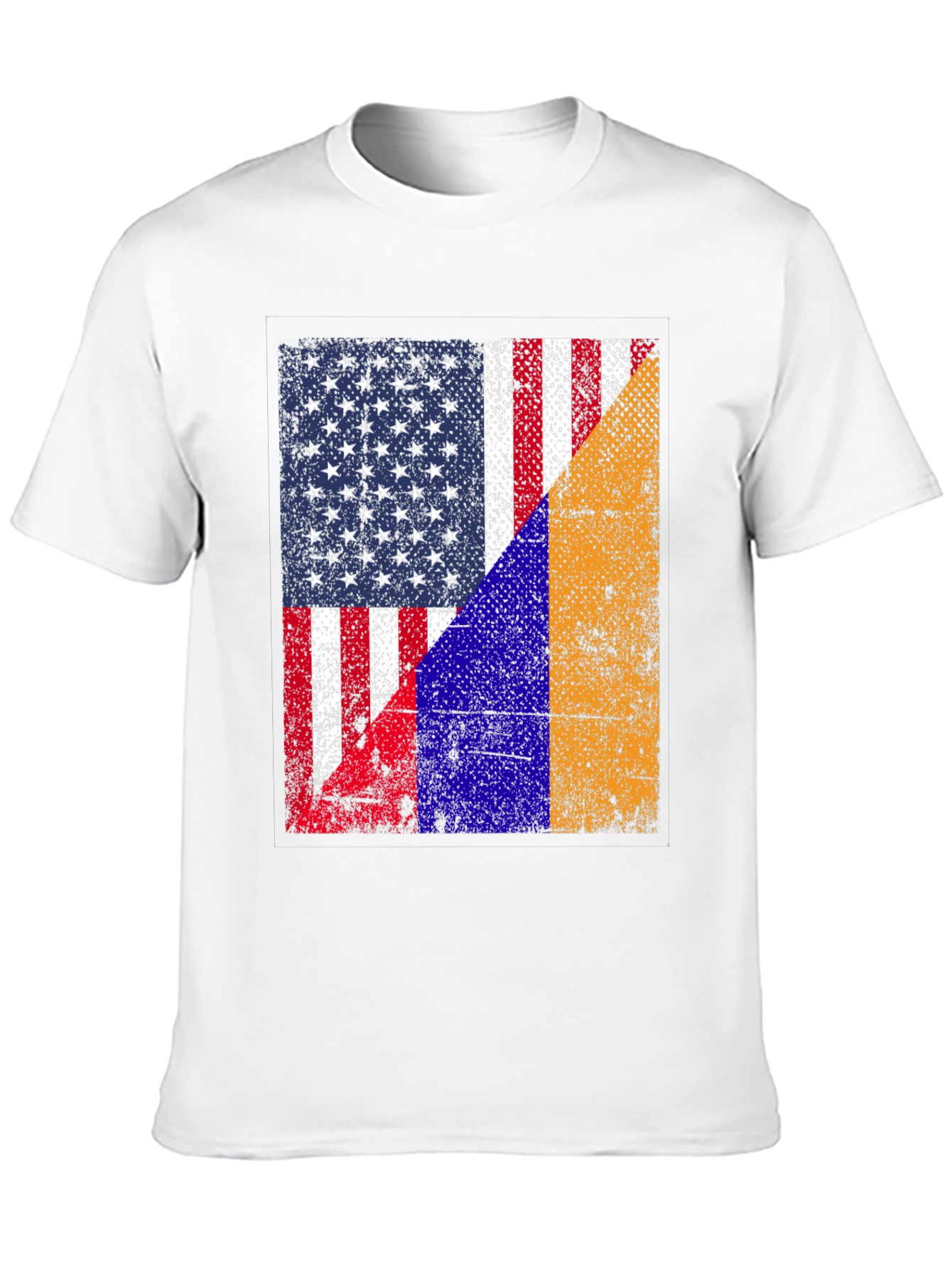 USA and Armenia Flag T-Shirt
