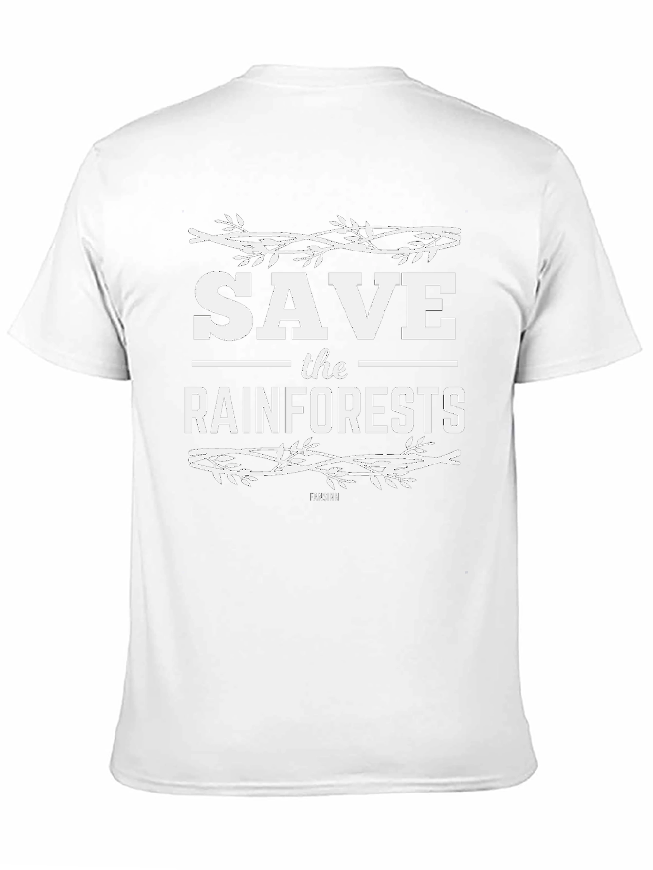 Save the Rainforests Graphic Tee - Black