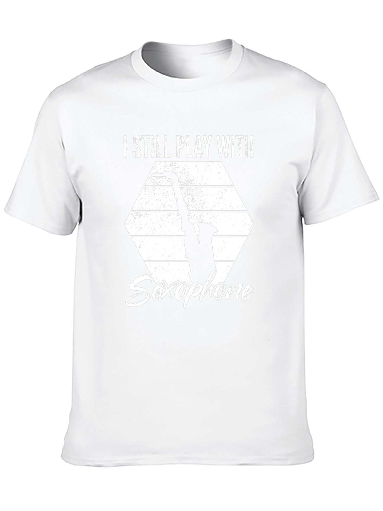 I Still Play With Saxophone Black T-Shirt
