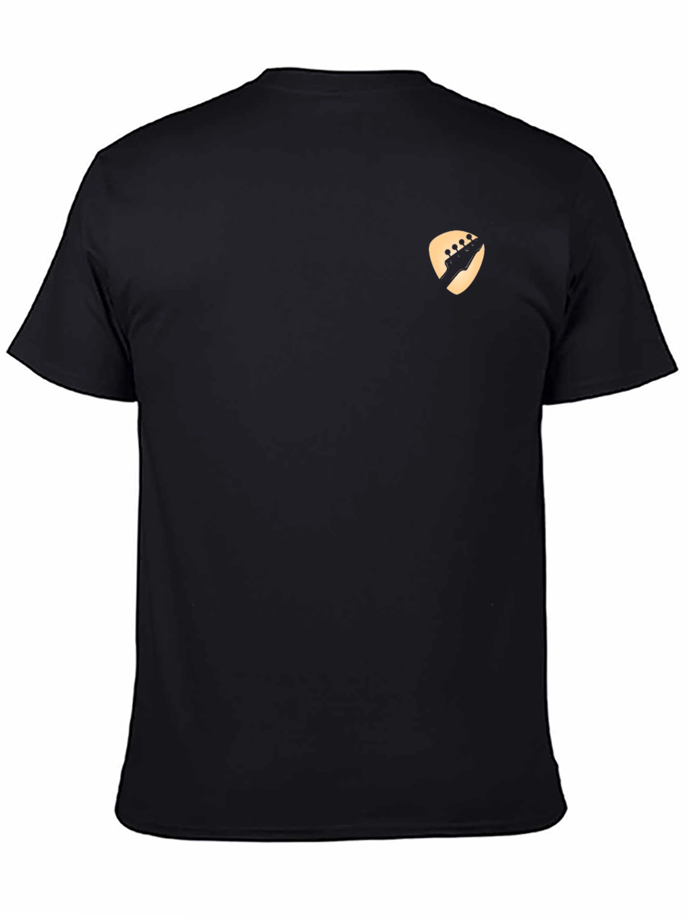 Guitar Pick Graphic Tee - Black