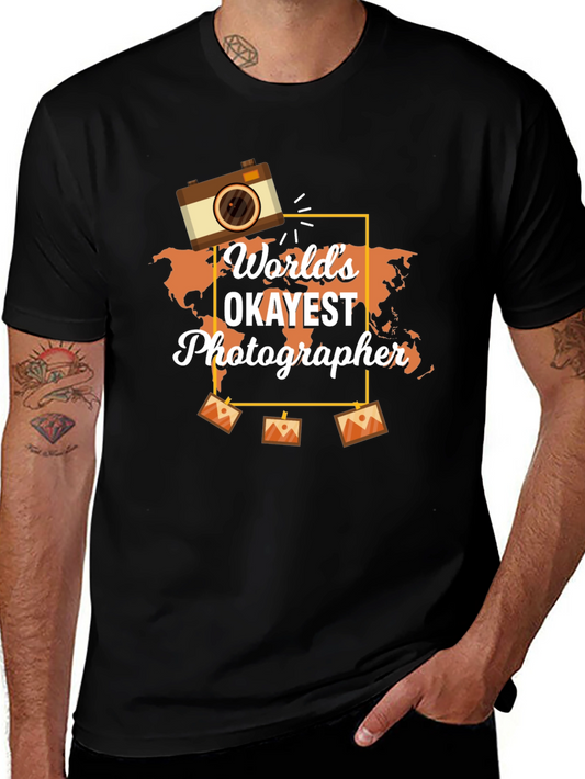 Worlds Okayest Photographer Graphic T-Shirt