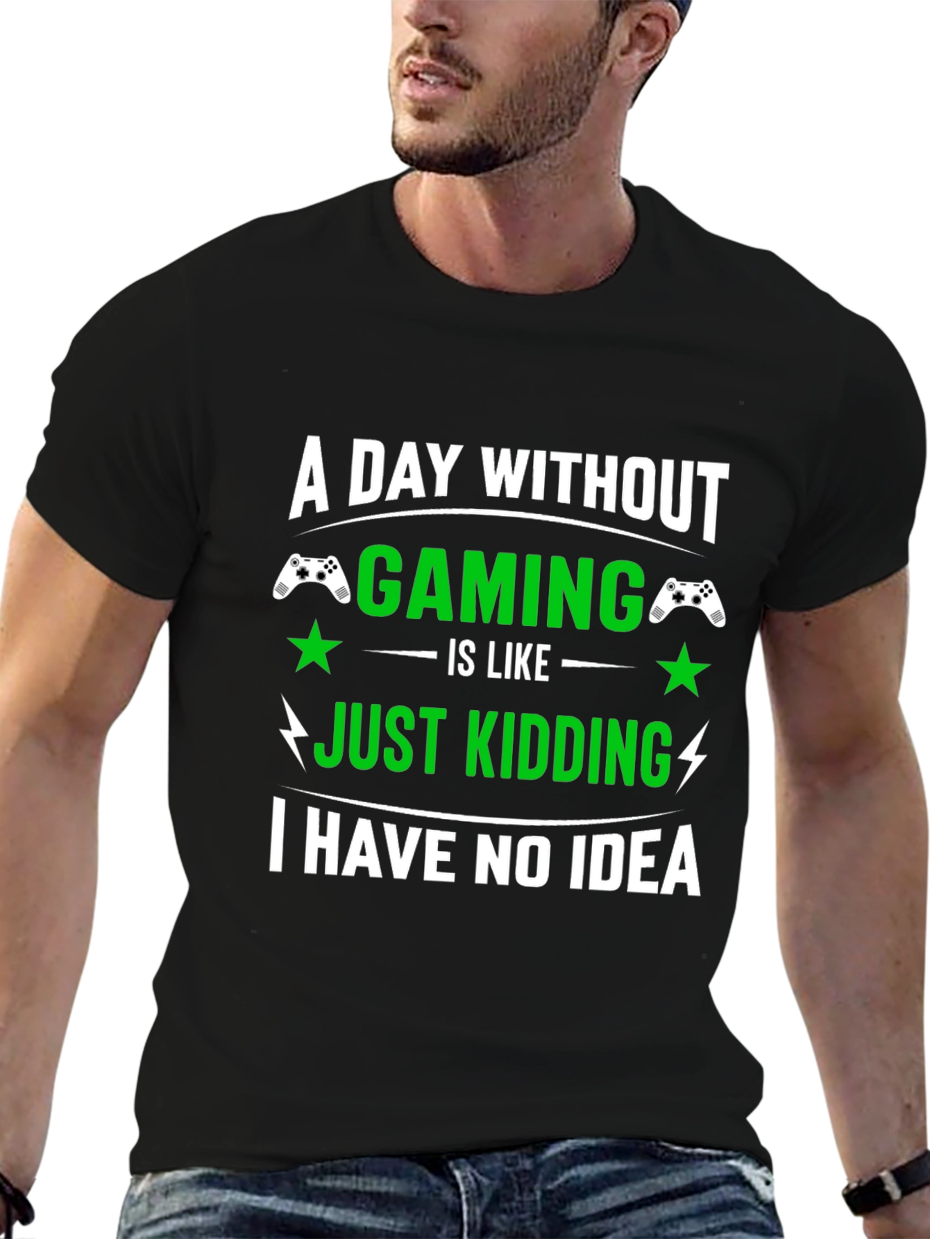 Funny Gamer T-Shirt: A Day Without Gaming