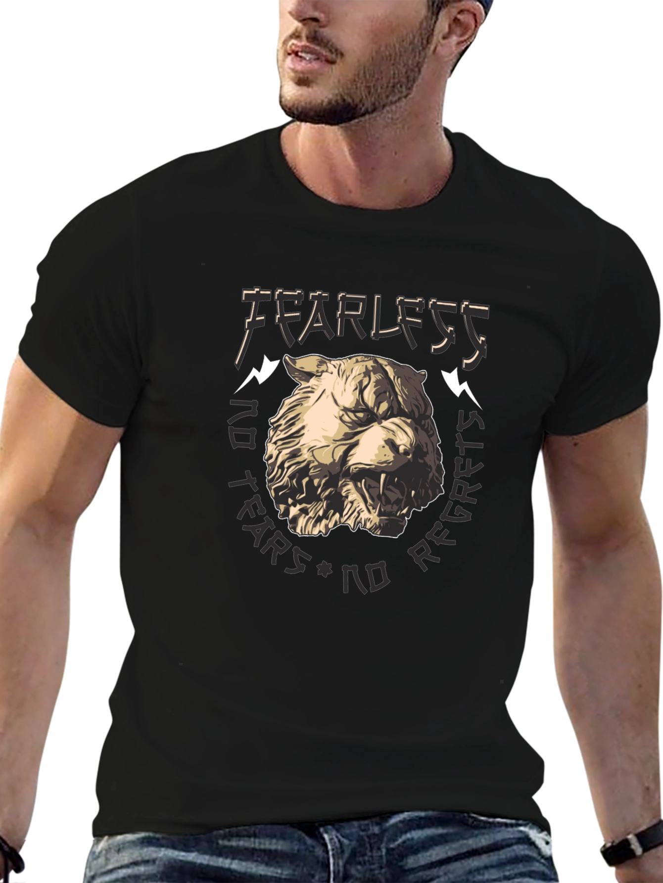 Fearless Lion Graphic Tee
