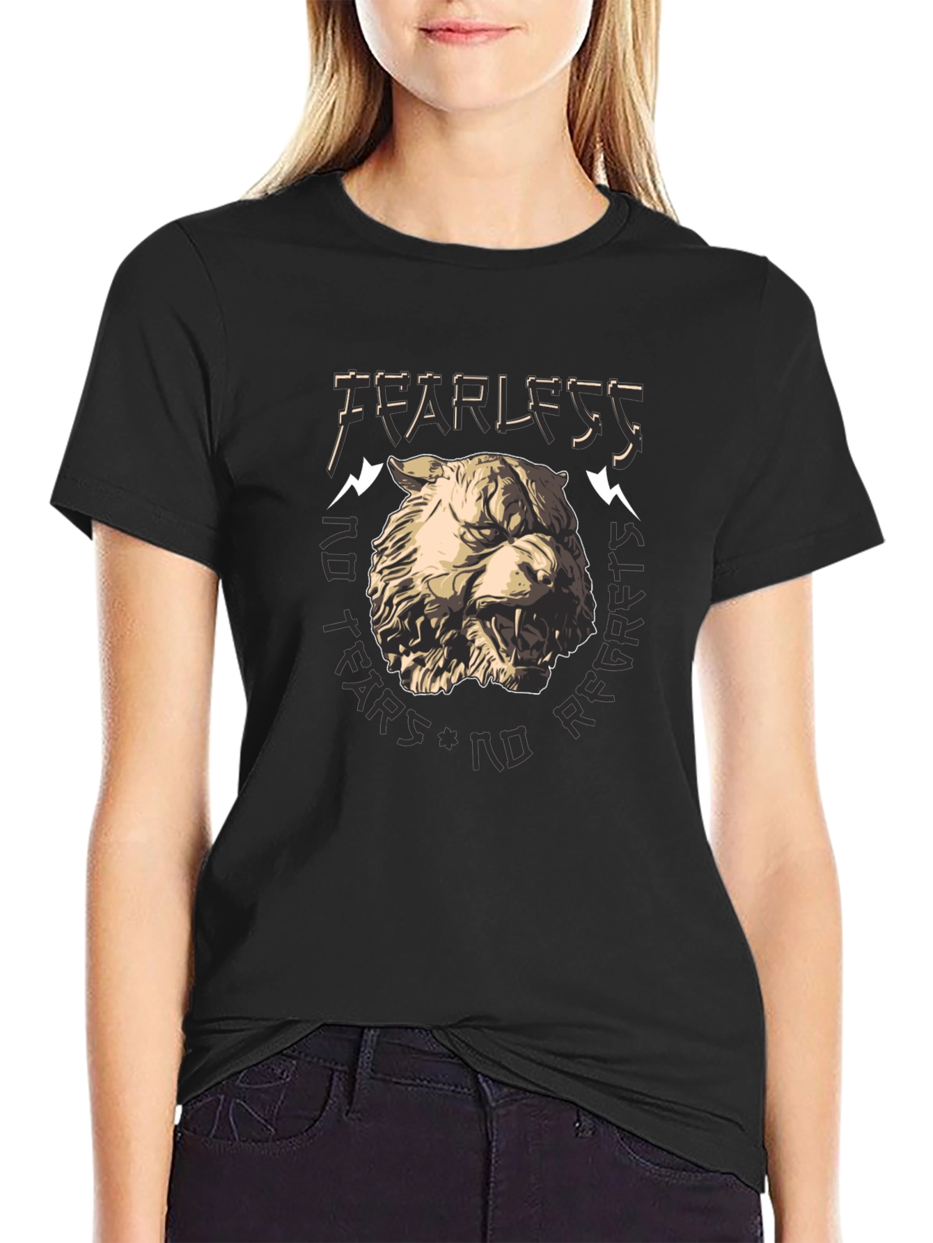 Fearless Lion Graphic Tee
