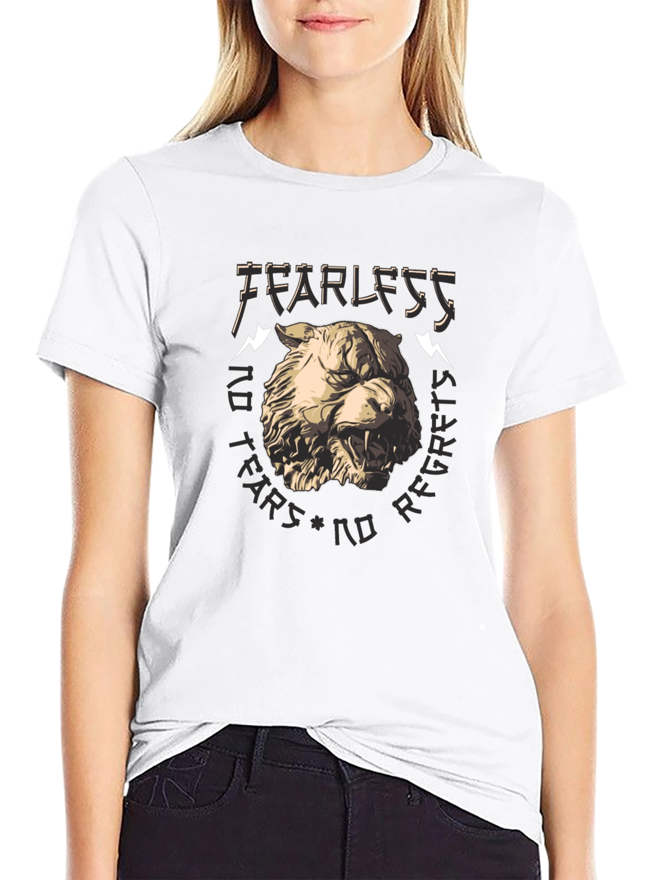 Fearless Lion Graphic Tee