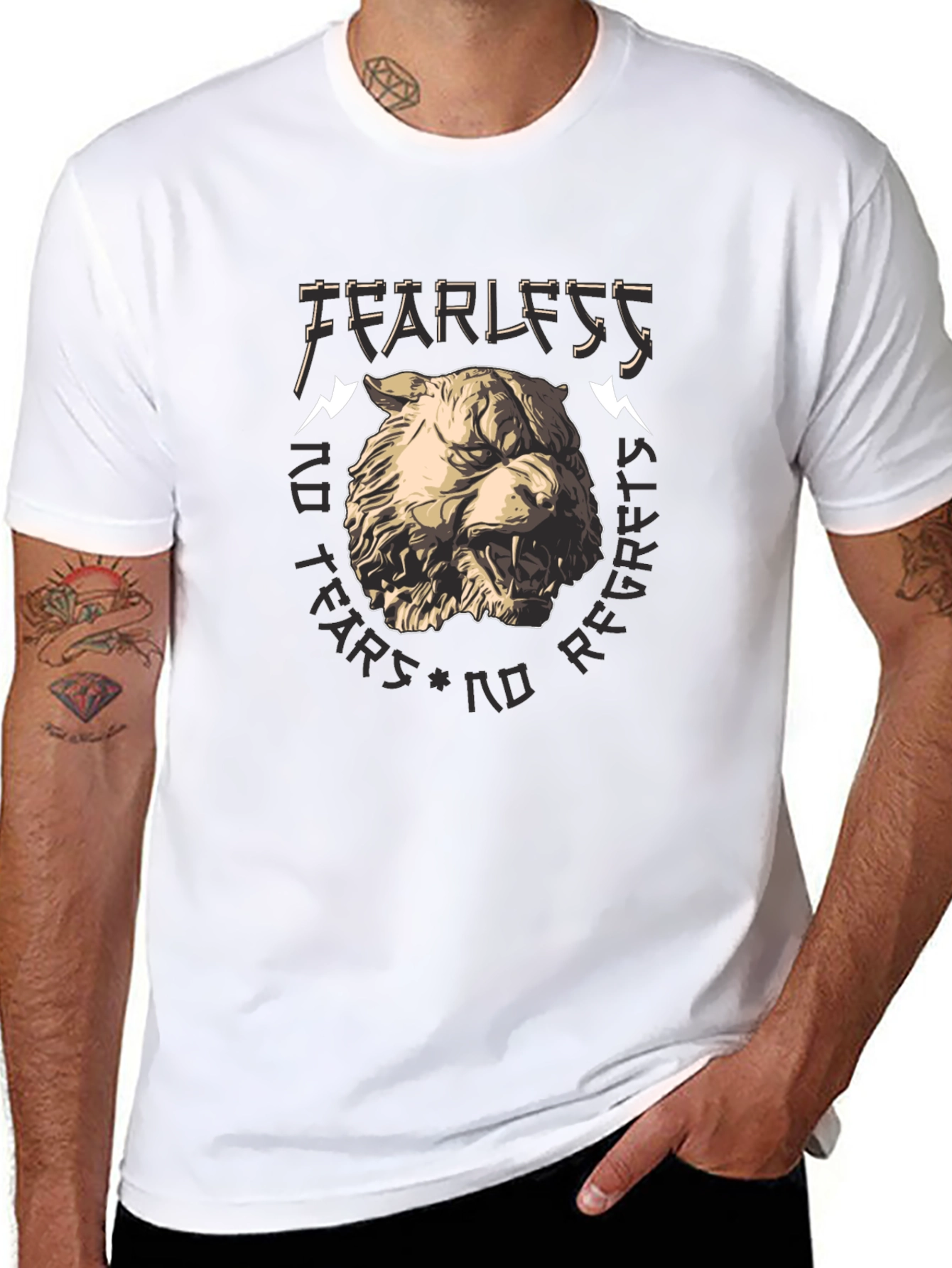 Fearless Lion Graphic Tee