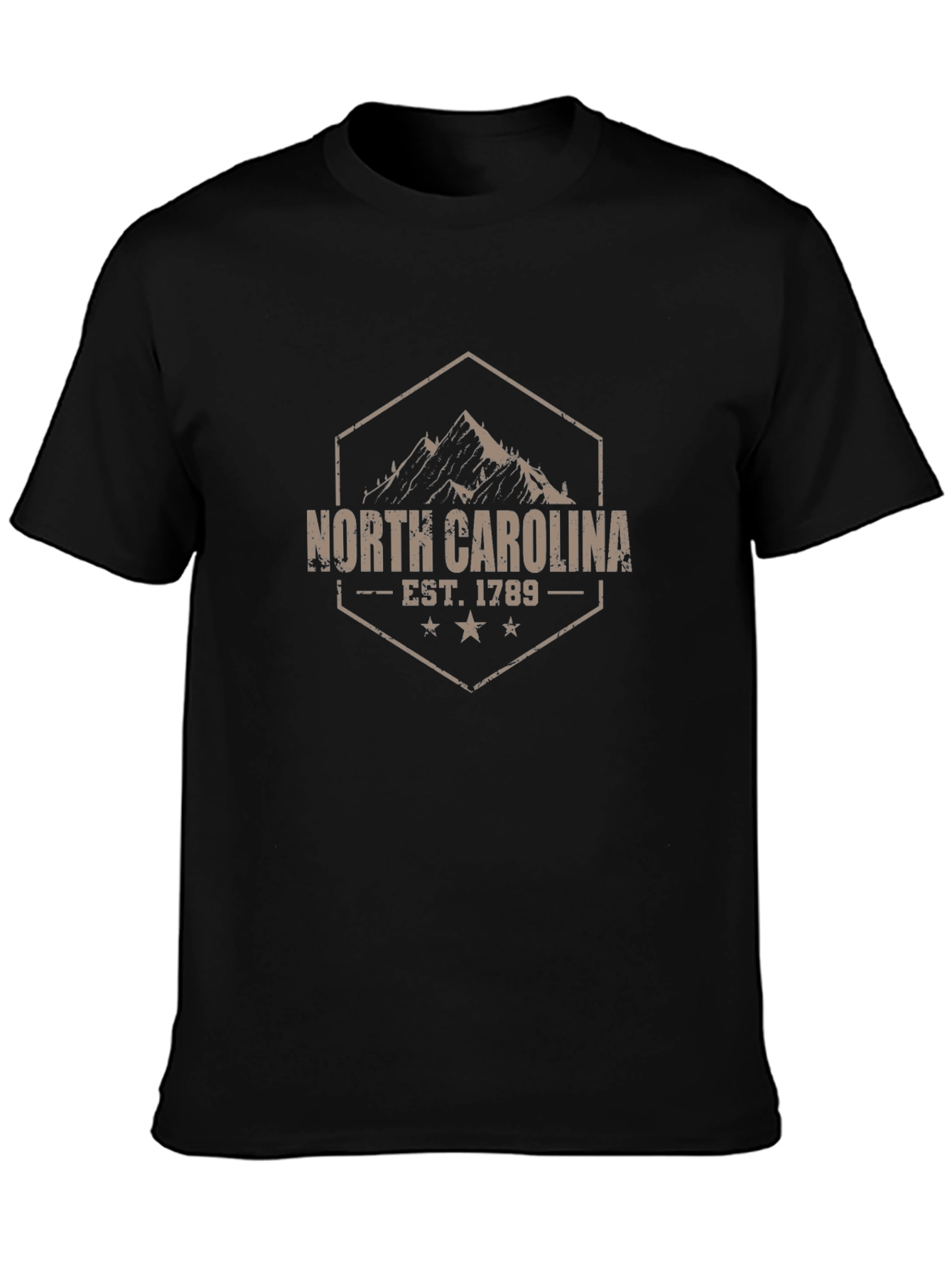 North Carolina EST. 1789 Black T-Shirt