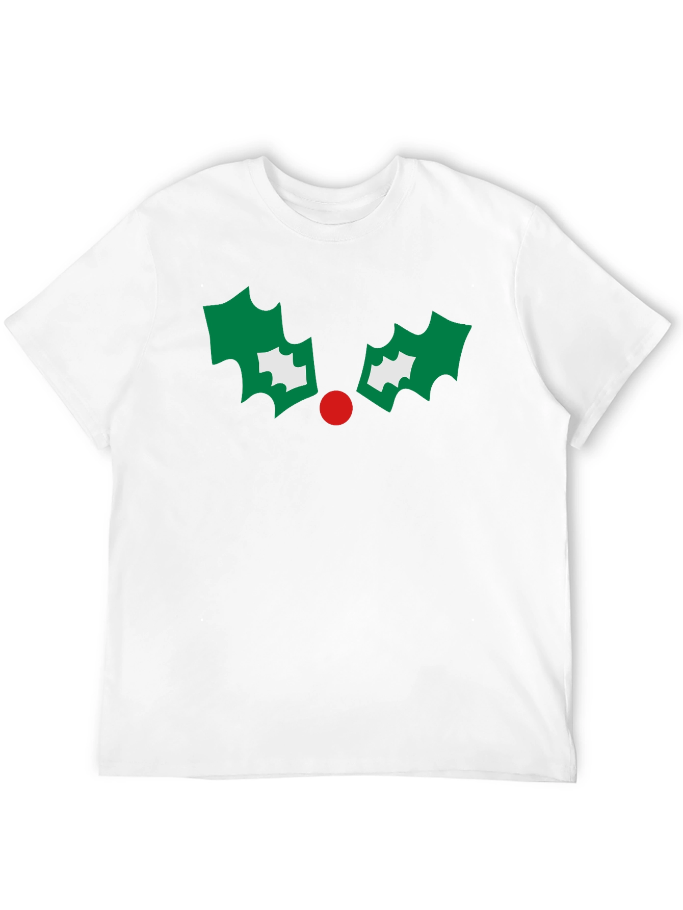 Festive Holly Graphic Tee - Holiday Cheer