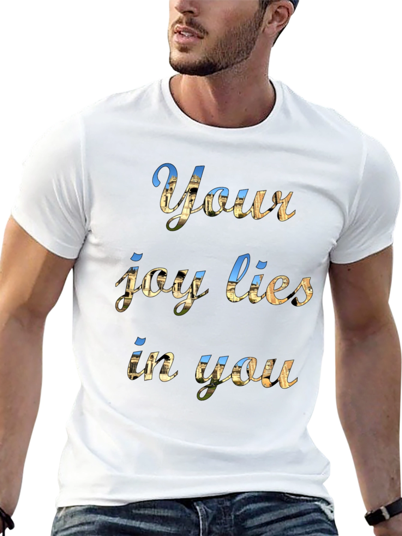 Inspirational Your Joy Lies Within Black T-Shirt