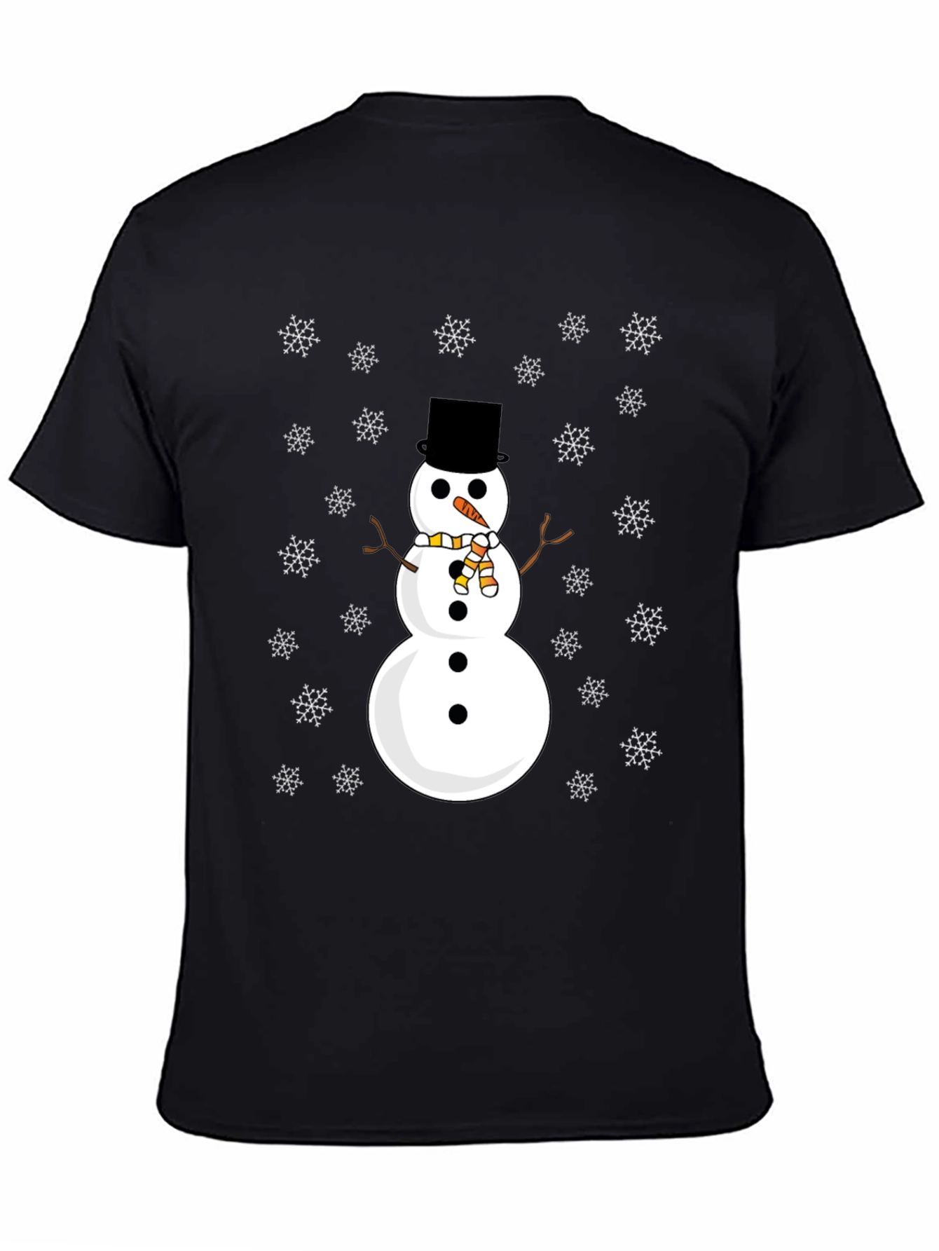 Snowman Graphic Tee - Festive Holiday Shirt