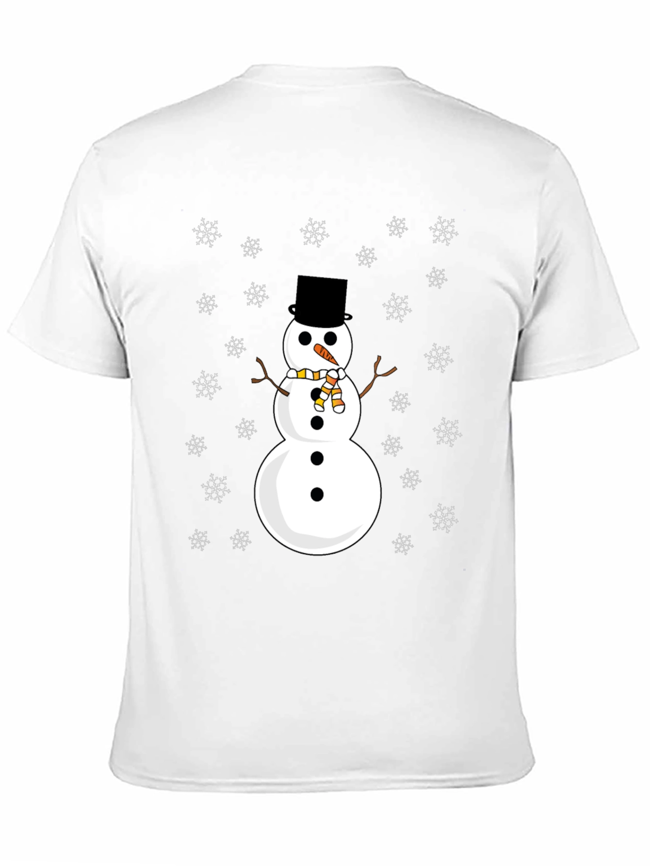 Snowman Graphic Tee - Festive Holiday Shirt