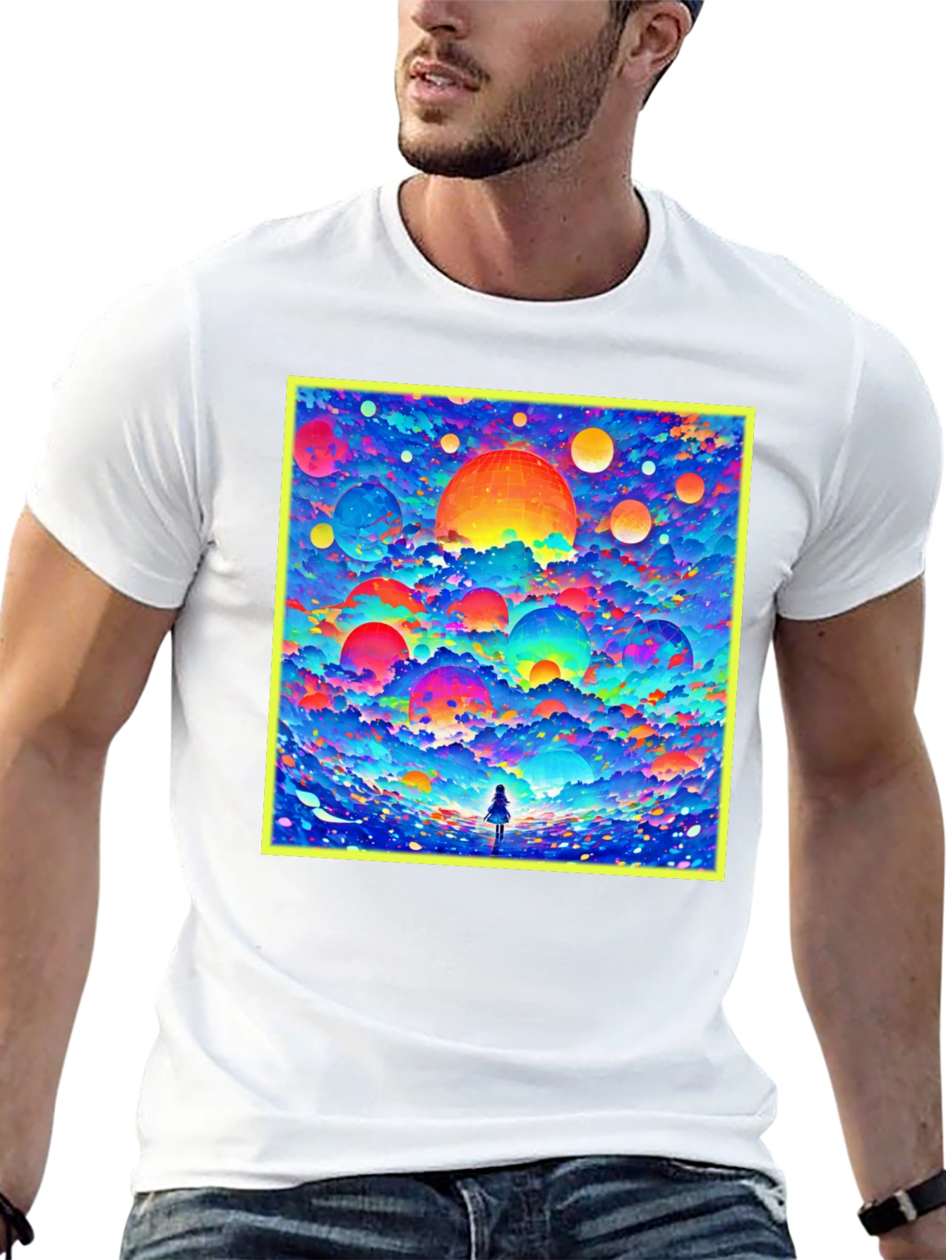 Vivid Dreamscape Graphic Tee