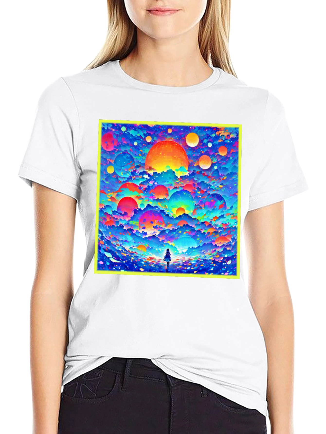 Vivid Dreamscape Graphic Tee