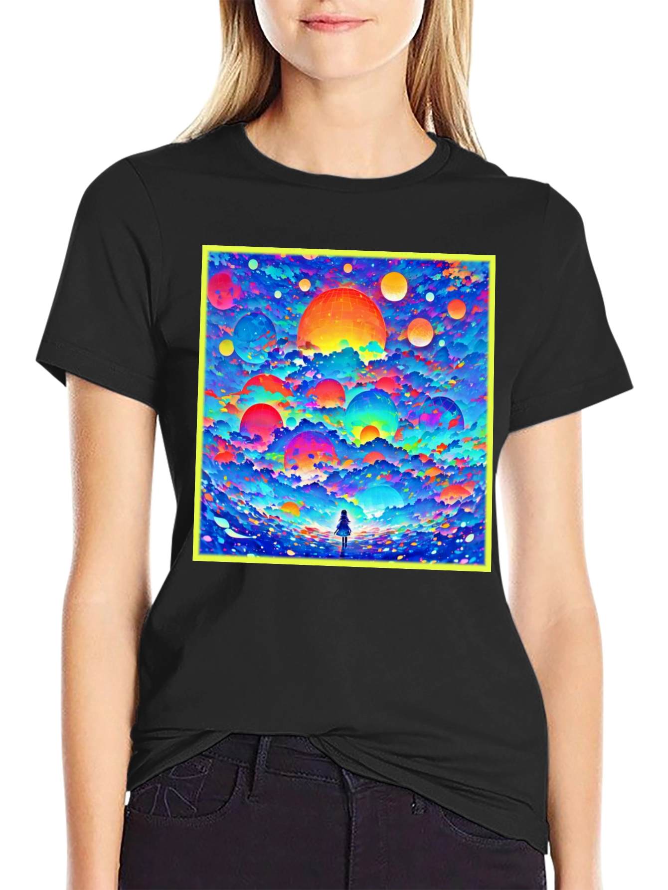 Vivid Dreamscape Graphic Tee